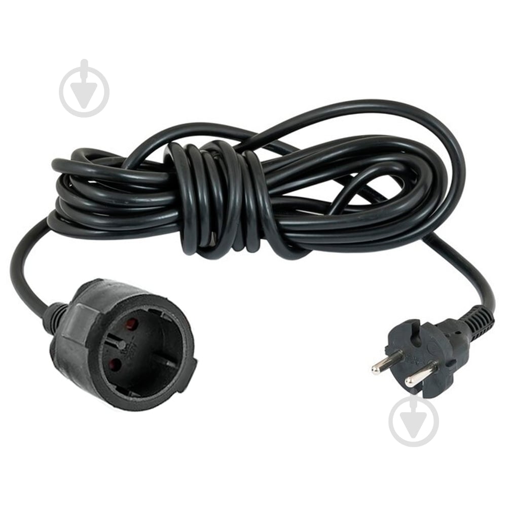 Подовжувач садовий Neomax ПВС 2х1,0 без заземлення 1 гн. чорний 20 м NX510120 - фото 1