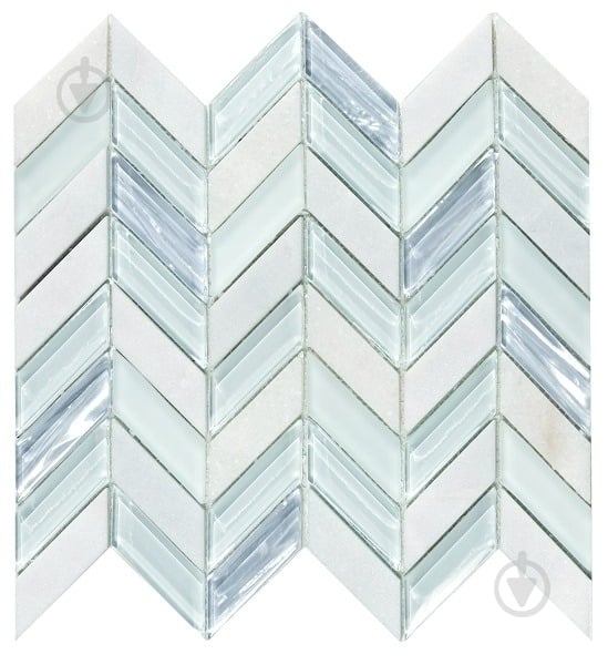 Мозаика Intermatex Spike White 29x26,5 см - фото 1 Мозаика Intermatex Spike White 29x26,5 см - фото 1