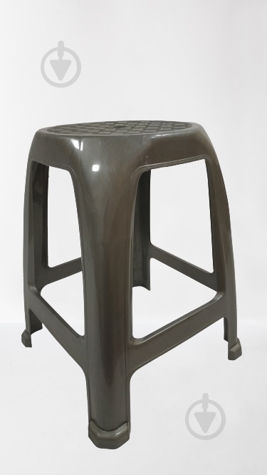 Табурет 370x370x460 мм серый - фото 1