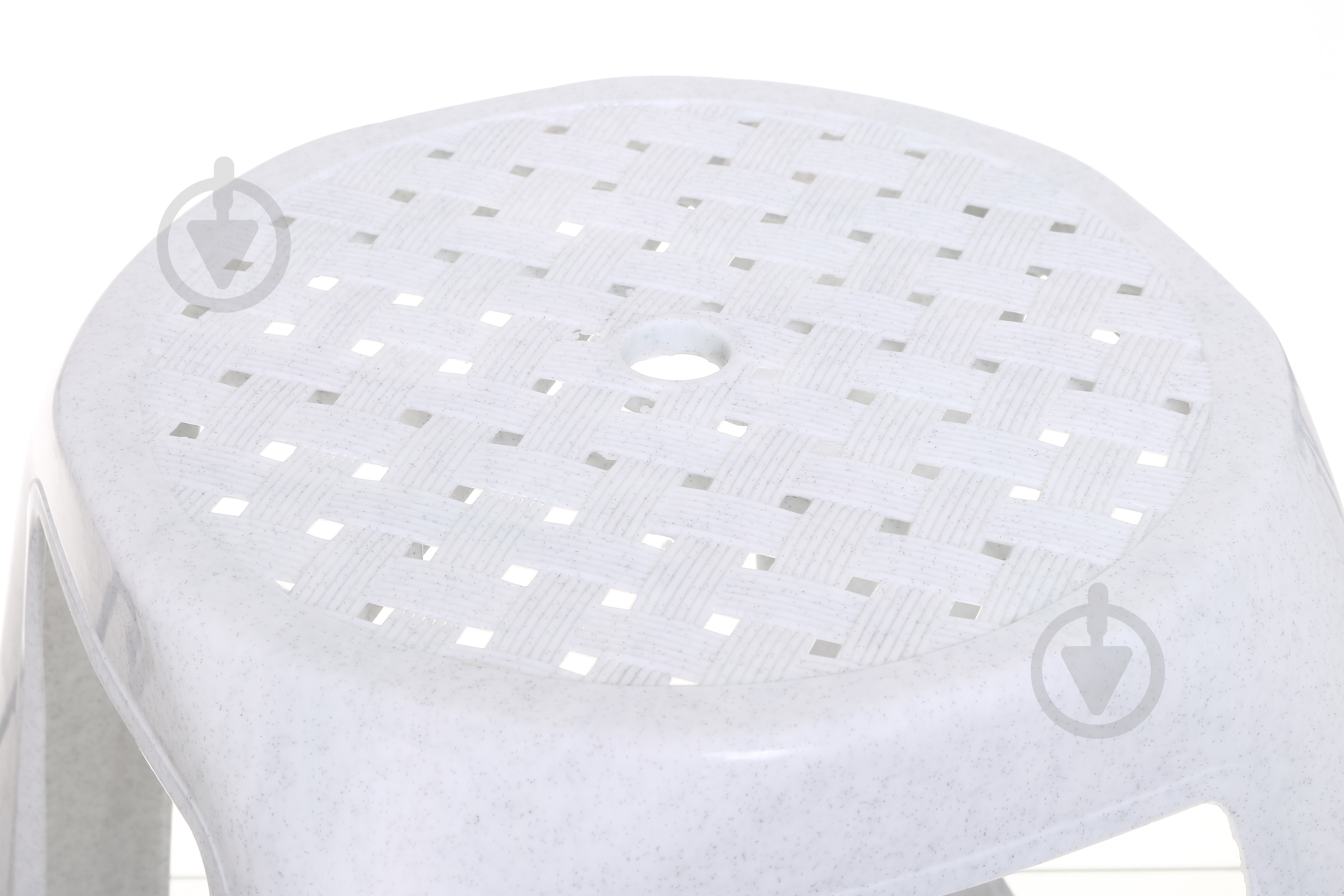 Табурет 370x370x460 мм белый - фото 3