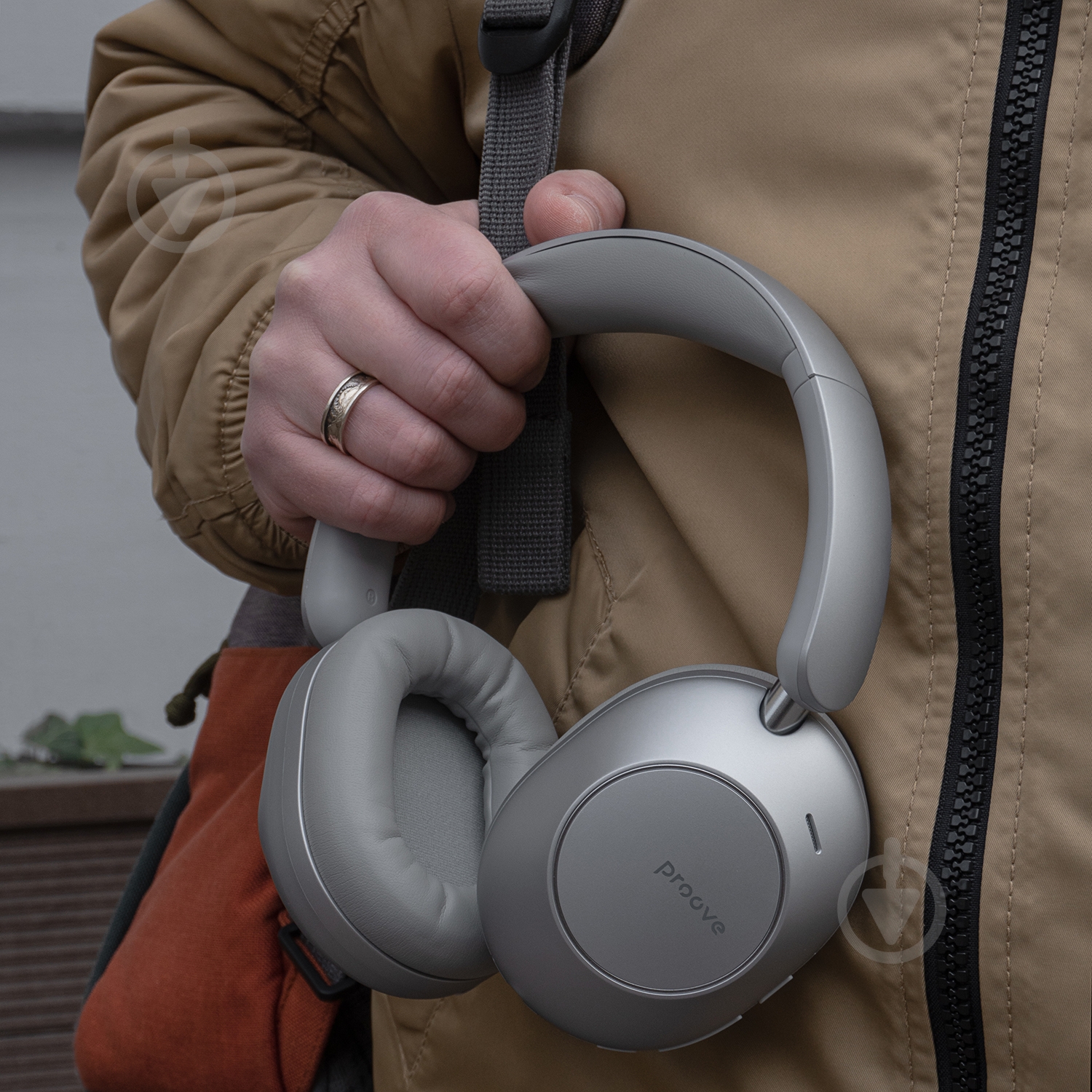 Наушники Proove Silence 3D with ANC light grey (HPSL3D010003) - фото 4