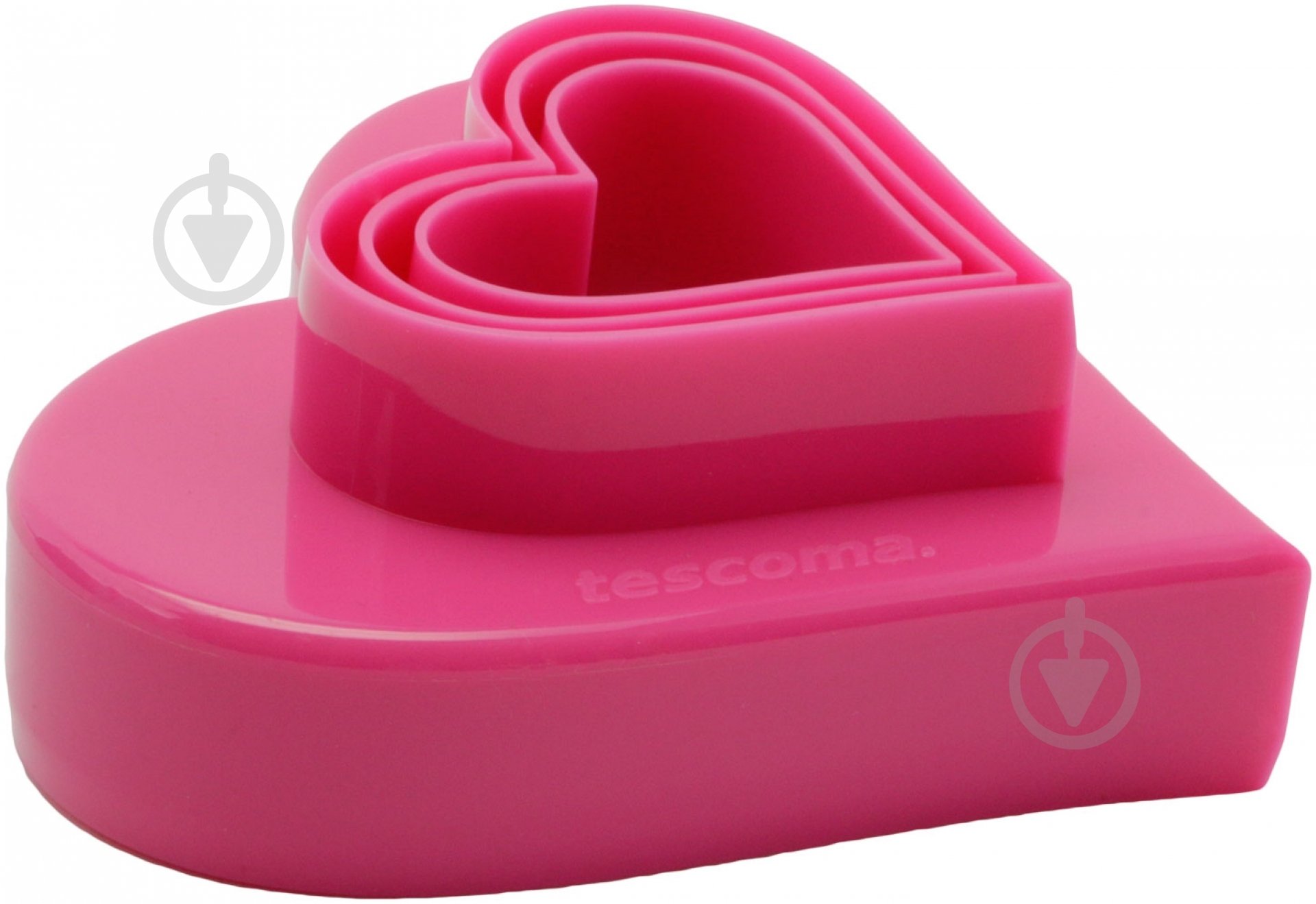 Формочки двухсторонние Tescoma Delicia Сердечки 6 размеров 630862 - фото 1