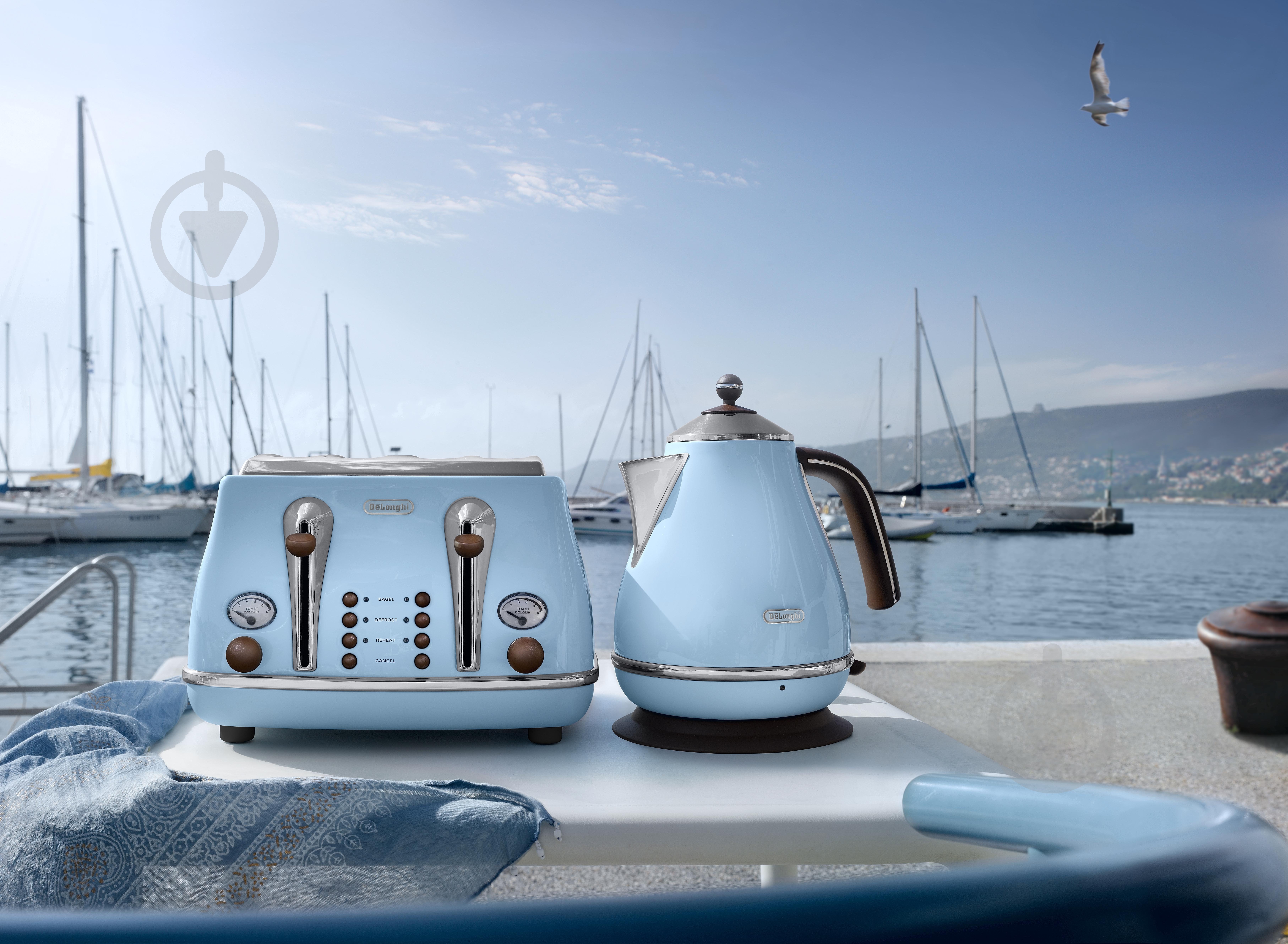 Електрочайник Delonghi KBOV2001.AZ Icona Vintage - фото 6