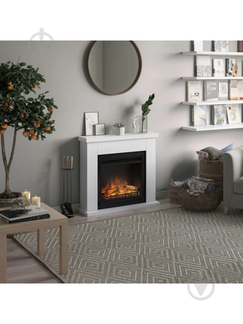 Каминокомплект FRODE белый - фото 5