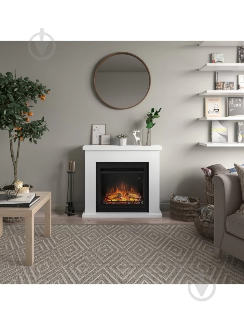 Каминокомплект FRODE белый - фото 6