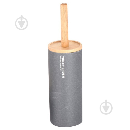 Ершик для унитаза Bisk DAKAR серый - фото 1