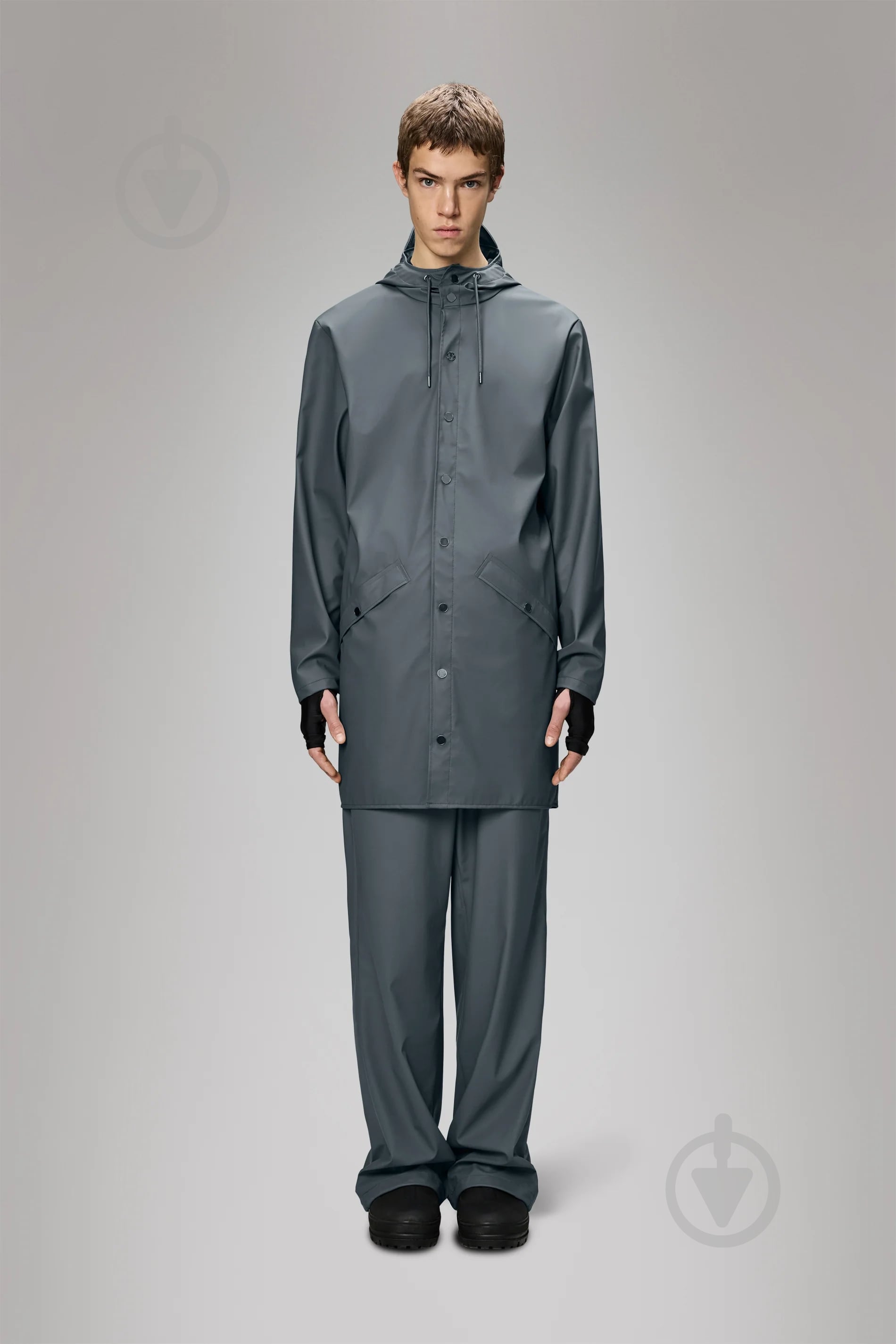 Куртка Rains Long Jacket 1202-Slate р.M-L - фото 2 Куртка Rains Long Jacket 1202-Slate р.M-L - фото 2