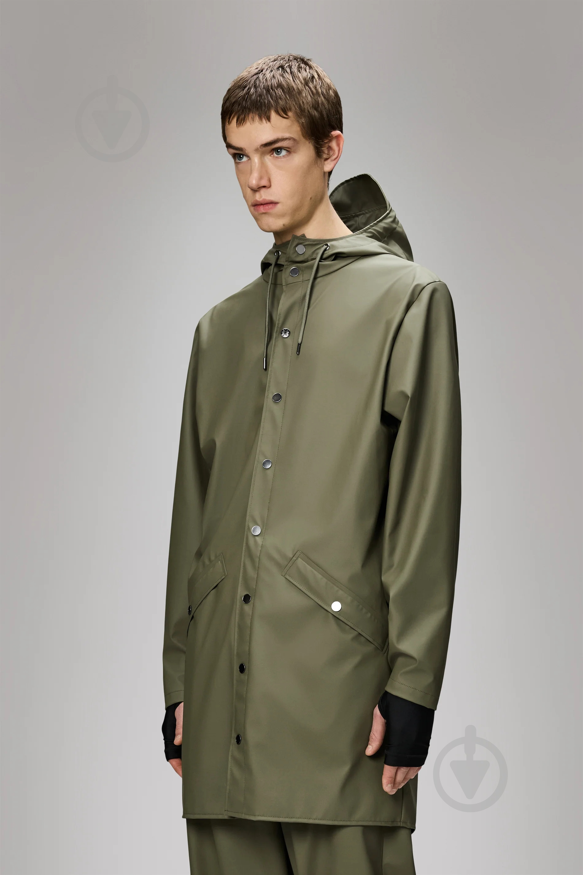 Куртка Rains Long Jacket 1202-Green р.M-L - фото 1 Куртка Rains Long Jacket 1202-Green р.M-L - фото 1