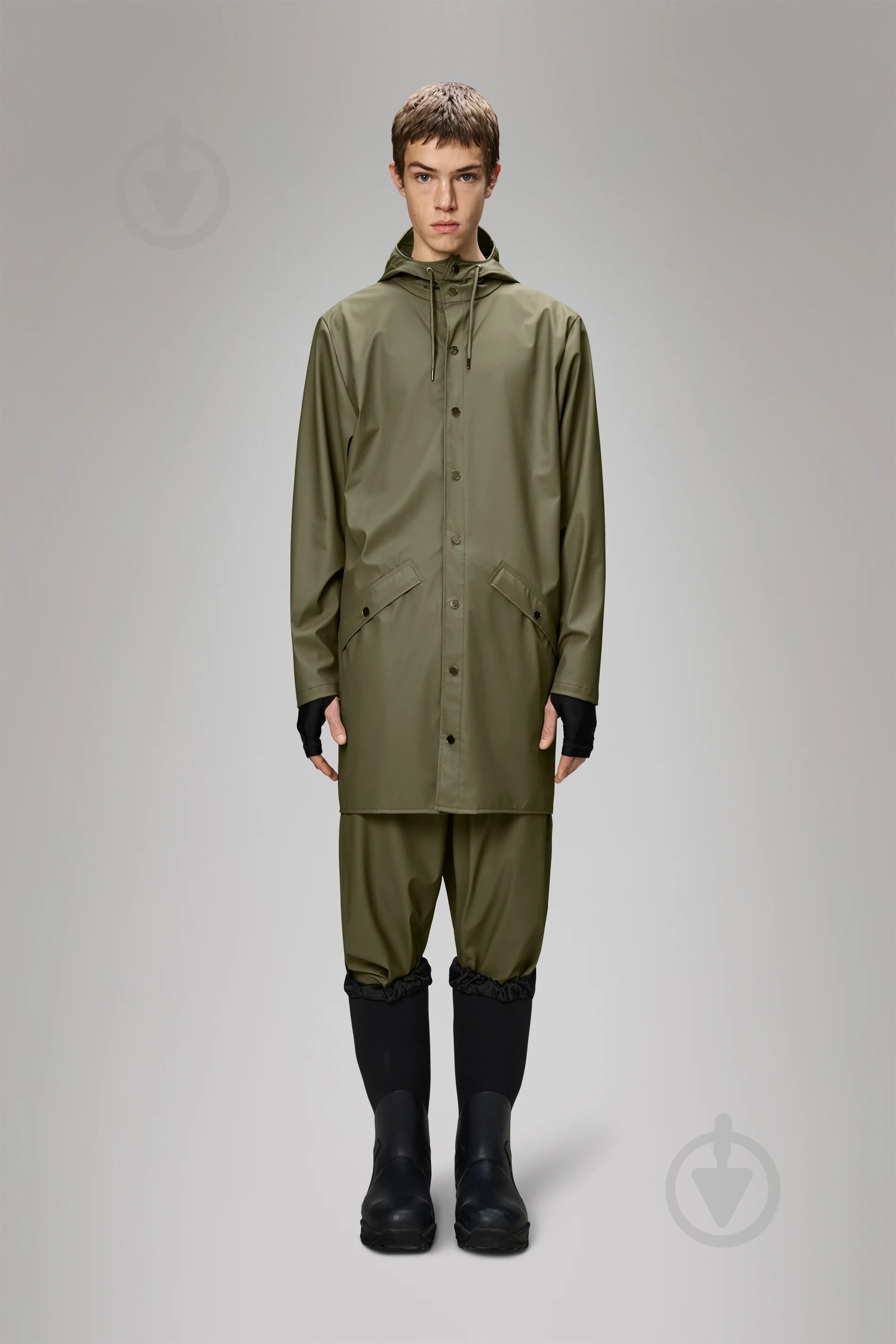 Куртка Rains Long Jacket 1202-Green р.M-L - фото 2 Куртка Rains Long Jacket 1202-Green р.M-L - фото 2