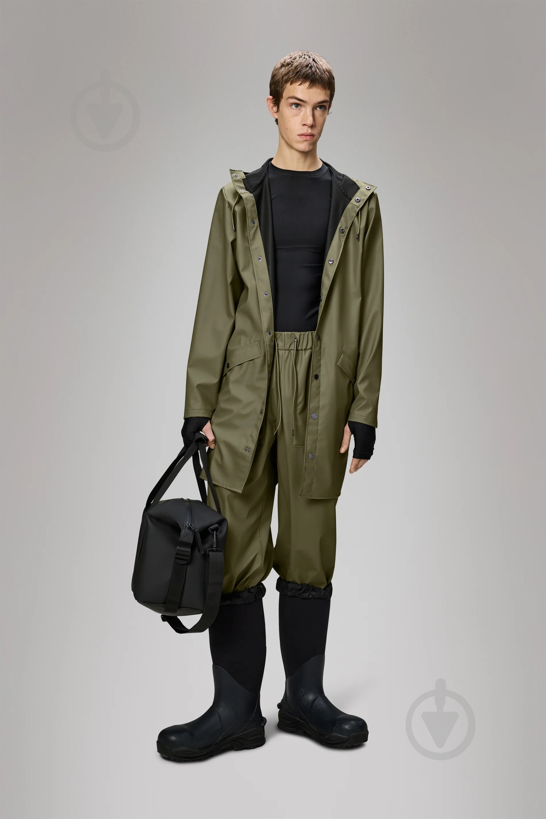 Куртка Rains Long Jacket 1202-Green р.M-L - фото 4 Куртка Rains Long Jacket 1202-Green р.M-L - фото 4