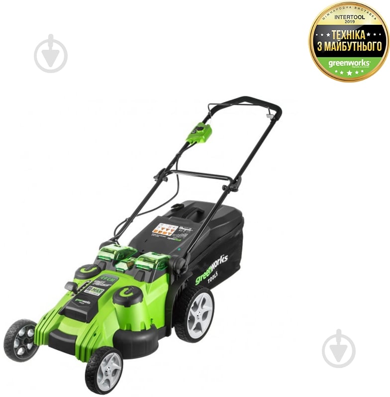 ᐉ Газонокосилка аккумуляторная GreenWorks G40LM49DB • Купить в