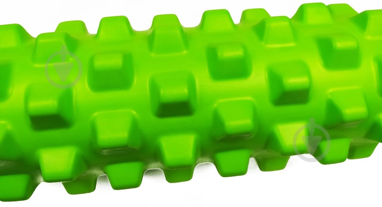 Ролик массажный EasyFit EVA Spikes салатовый 33 см - фото 3
