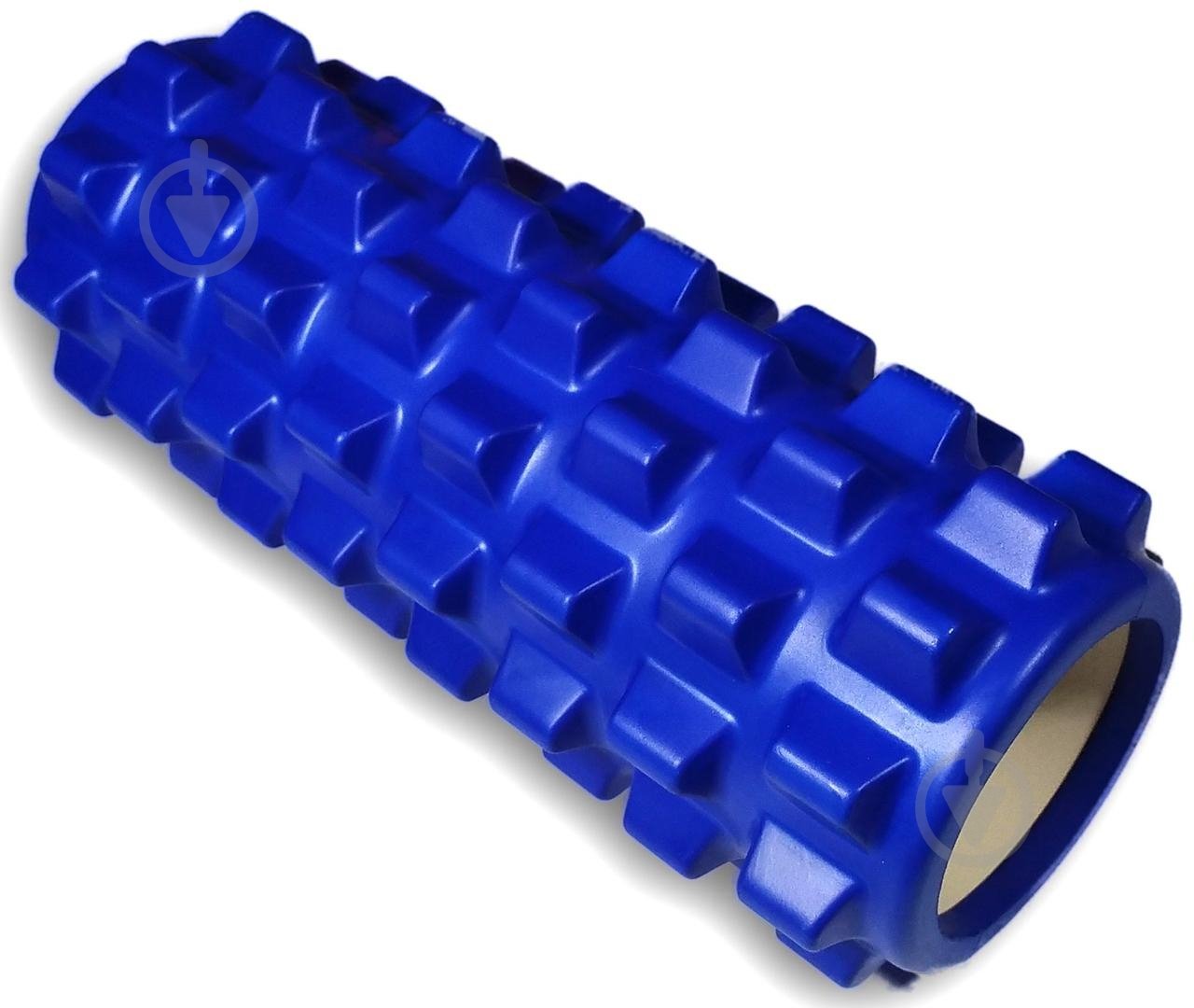 Ролик массажный EasyFit EVA Spikes синий 33 см - фото 1