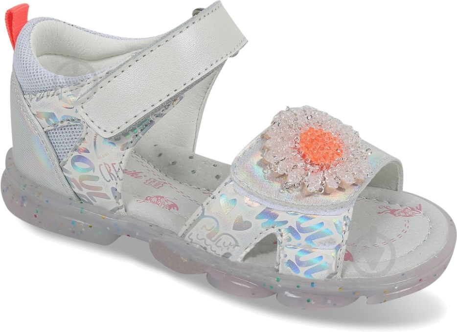 Сандалии для девочки ТОМ.М р.25 белый 9130А - фото 1