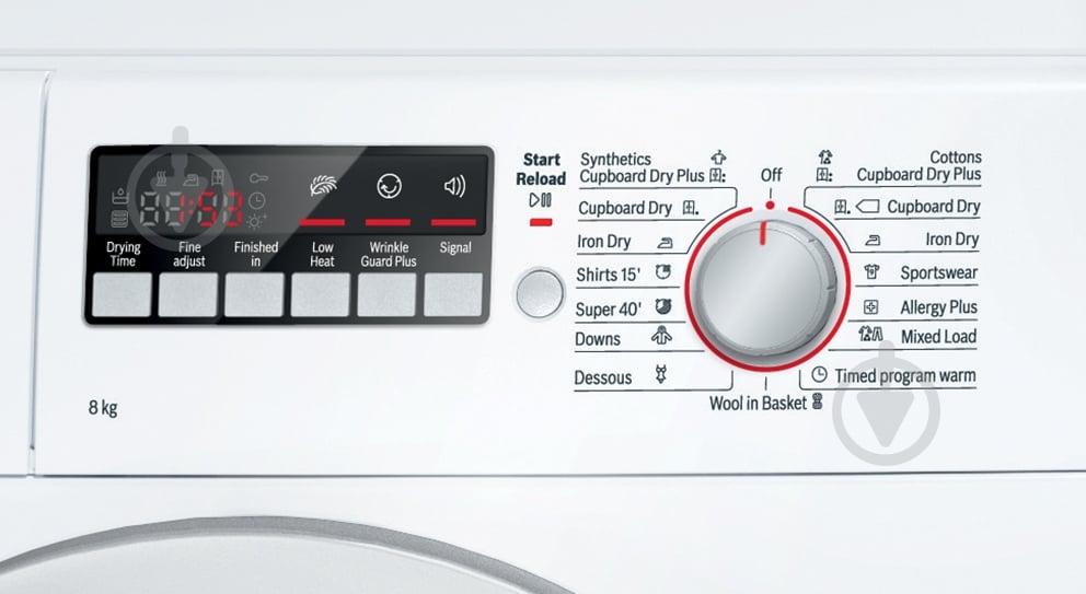 Сушильная машина Bosch WTB86210BY - фото 2 Сушильная машина Bosch WTB86210BY - фото 2