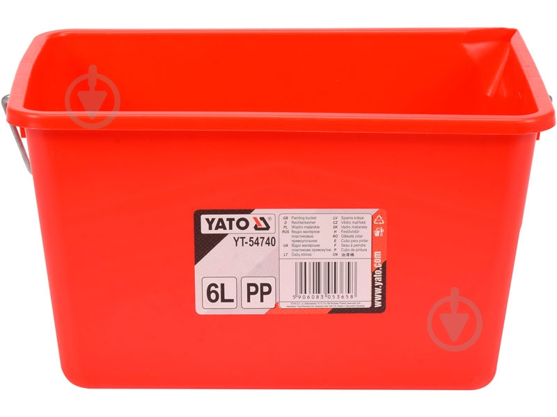 Ведро строительное YATO 6 л YT-54740 - фото 1