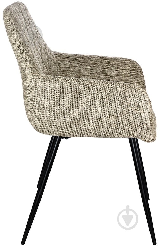 Крісло Fly F10 бежевий / чорний - фото 3 Крісло Fly F10 бежевий / чорний - фото 3