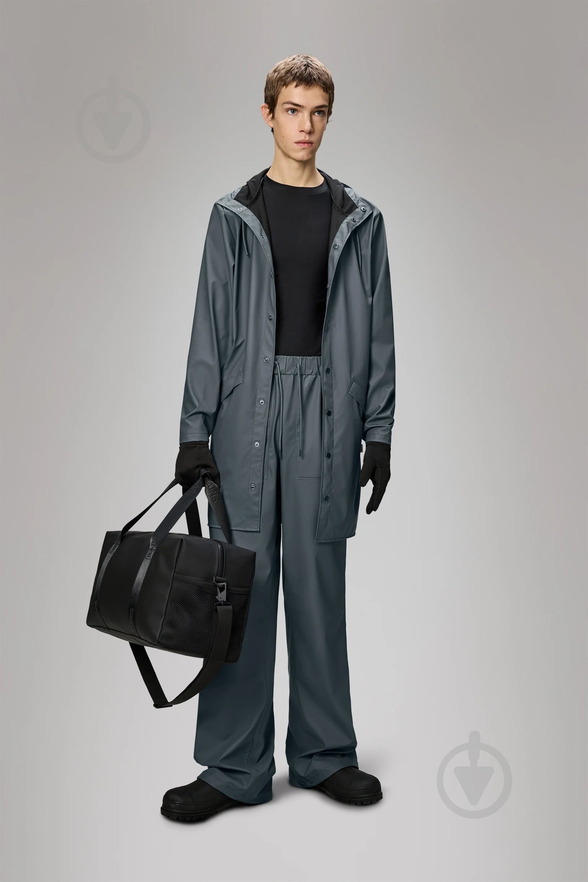 Куртка Rains Long Jacket 1202-Slate р.S-M - фото 4 Куртка Rains Long Jacket 1202-Slate р.S-M - фото 4