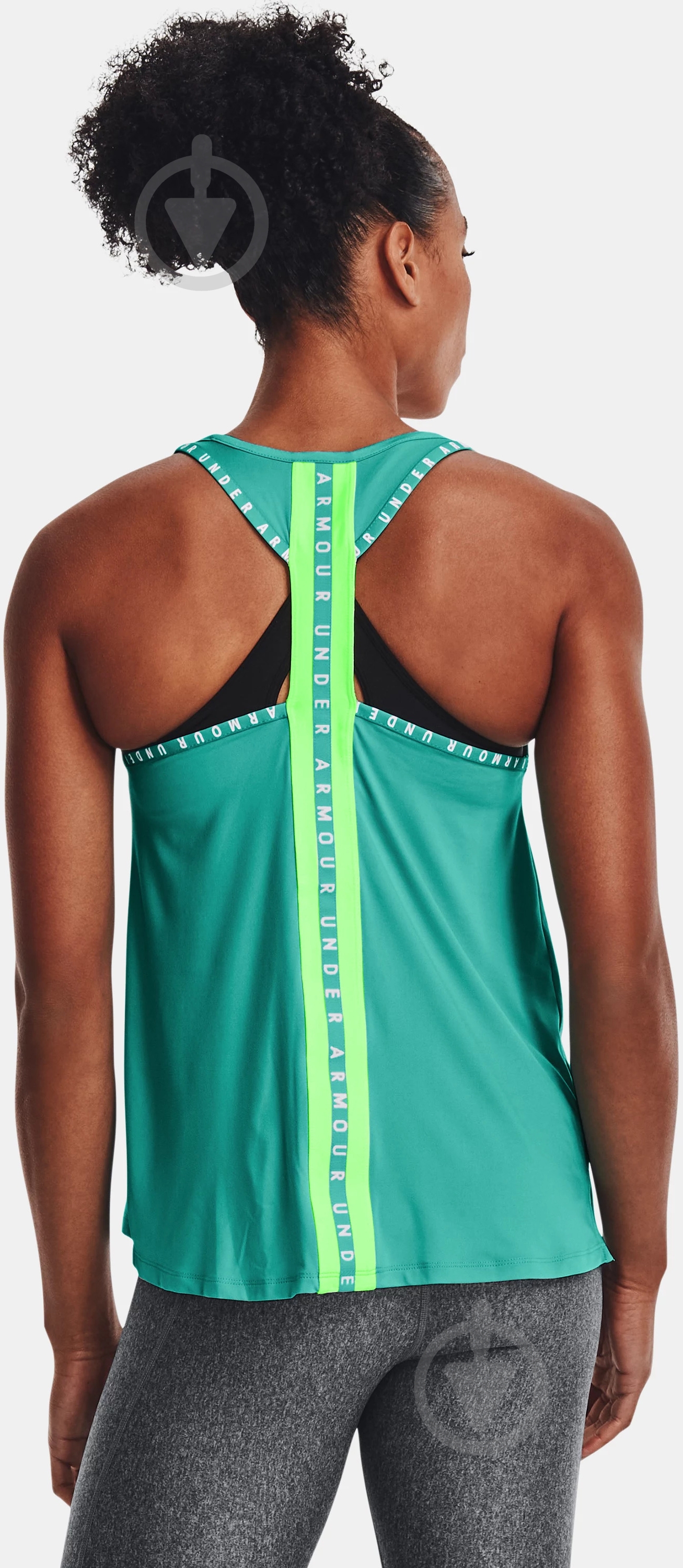 Майка Under Armour UA Knockout Tank 1351596-369 р.S/M бірюзовий - фото 2 Майка Under Armour UA Knockout Tank 1351596-369 р.S/M бірюзовий - фото 2