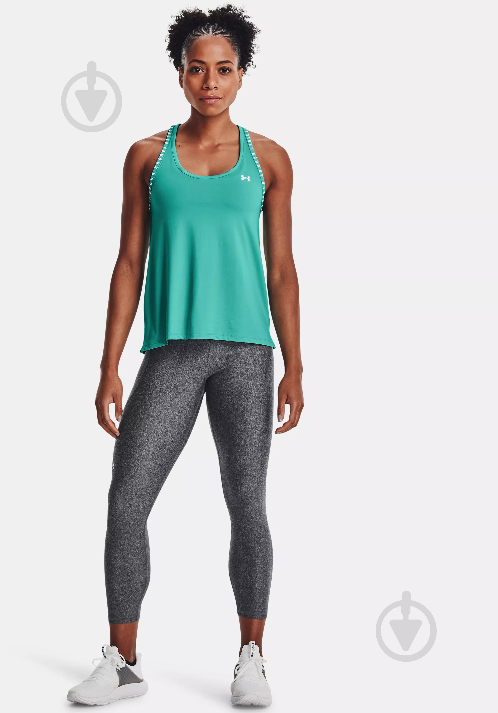 Майка Under Armour UA Knockout Tank 1351596-369 р.S/M бірюзовий - фото 3 Майка Under Armour UA Knockout Tank 1351596-369 р.S/M бірюзовий - фото 3