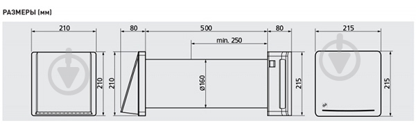 Рекуператор Soler&Palau с дистанционным пультом RESPIRO 150 RD - фото 8