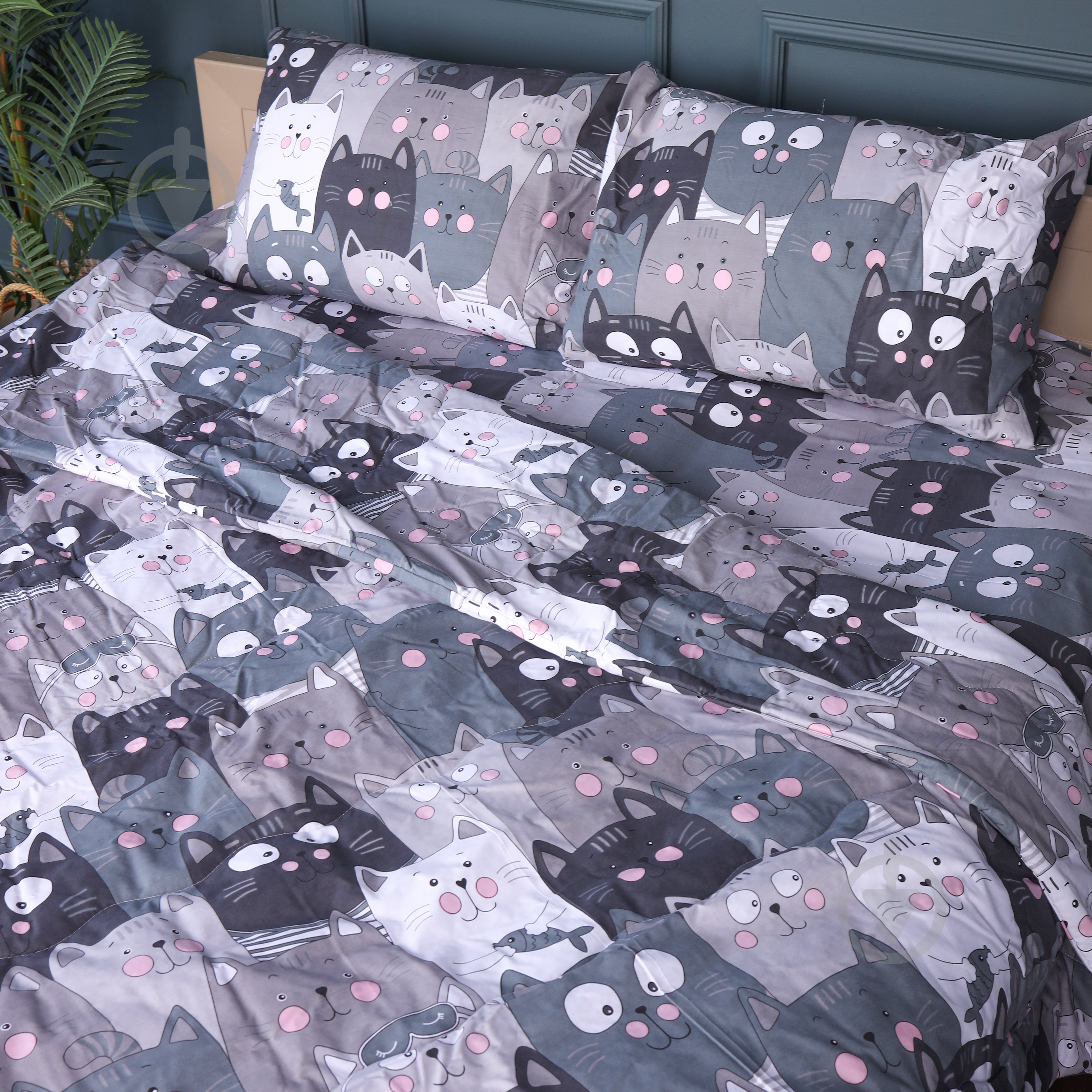 Набор №2941 Сolor Fun Line 17-0543 Hendri лето (одеяло + 2 подушки + 2 наволочки + простынь) 155x215 см MirSon разноцветный - фото 4 Набор №2941 Сolor Fun Line 17-0543 Hendri лето (одеяло + 2 подушки + 2 наволочки + простынь) 155x215 см MirSon разноцветный - фото 4