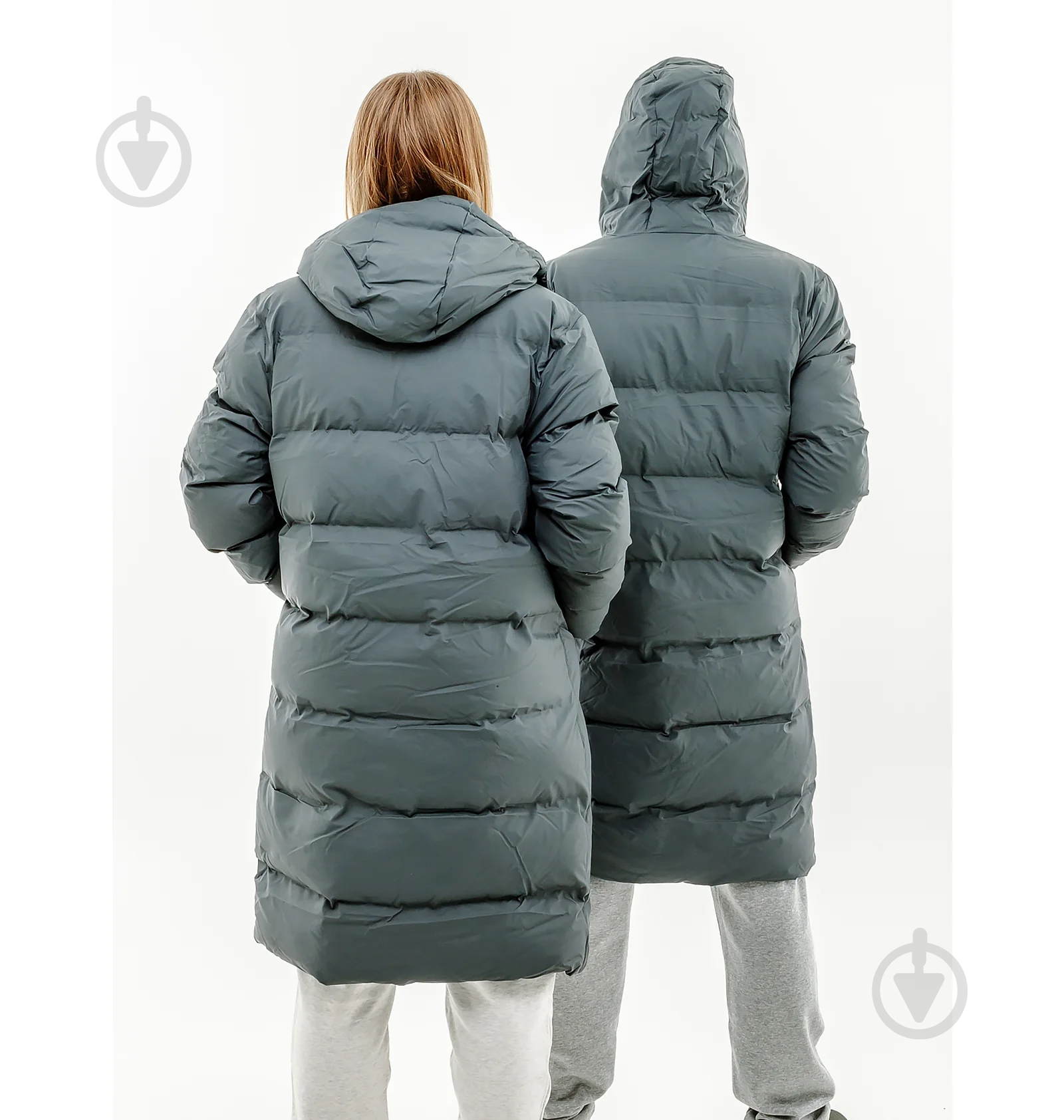 Куртка Rains LONG PUFFER JACKET 1507-Slate р.S-M - фото 2