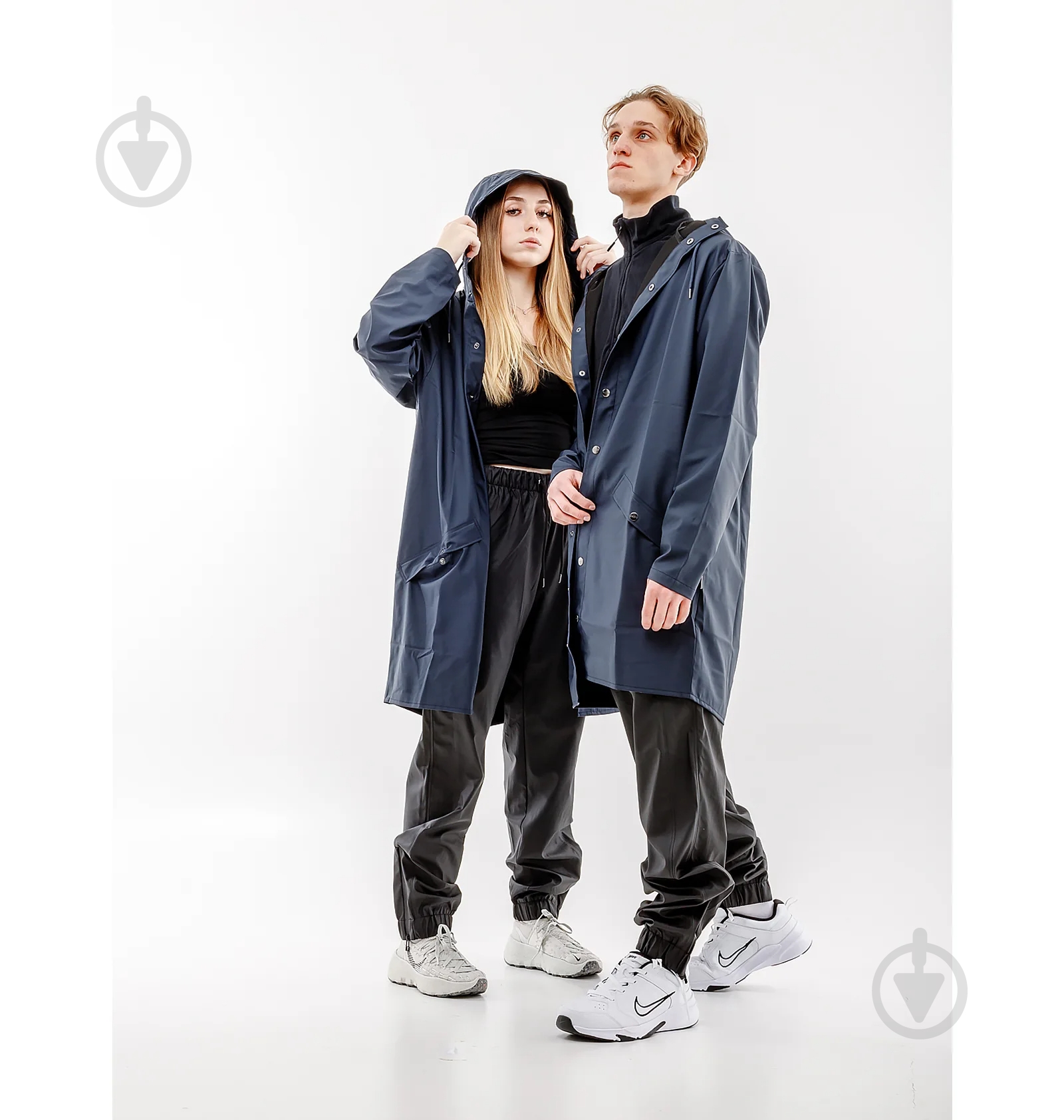 Куртка Rains Long Jacket 1202-Blue р.XS-S - фото 5