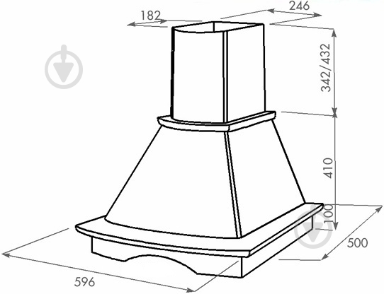 Вытяжка Interline COUNTRY AV A/60 NOCE - фото 6