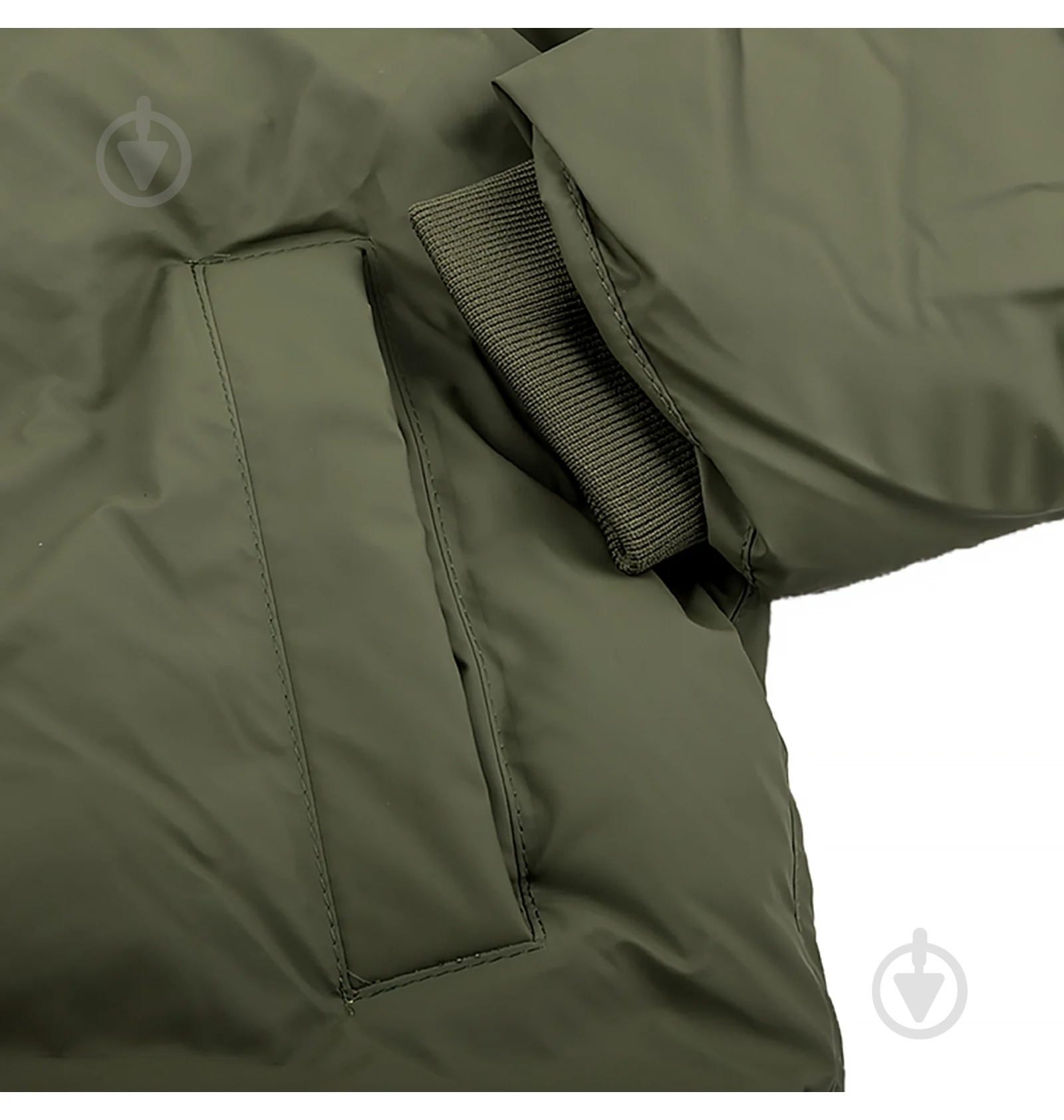 Куртка Rains Puffer Jacket 1506-Olive р.2XS зеленая - фото 4