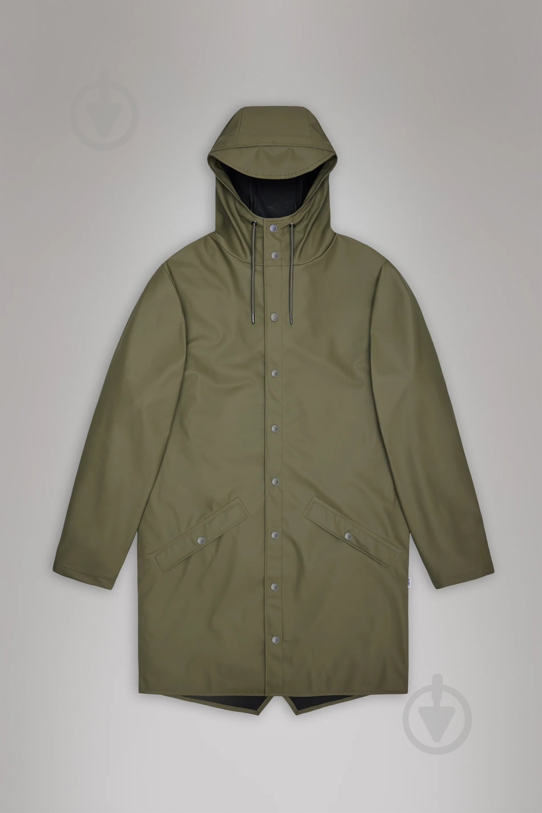 Куртка Rains Long Jacket 1202-Green р.XS-S - фото 9
