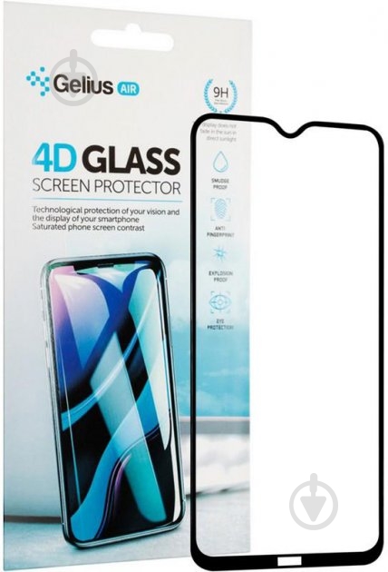 Защитное стекло Gelius Pro 4D для Xiaomi Redmi Note 8/Note 8 (2021) Black - фото 1