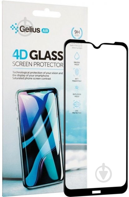 Защитное стекло Gelius Pro 4D для Xiaomi Redmi Note 8t Black - фото 1 Защитное стекло Gelius Pro 4D для Xiaomi Redmi Note 8t Black - фото 1