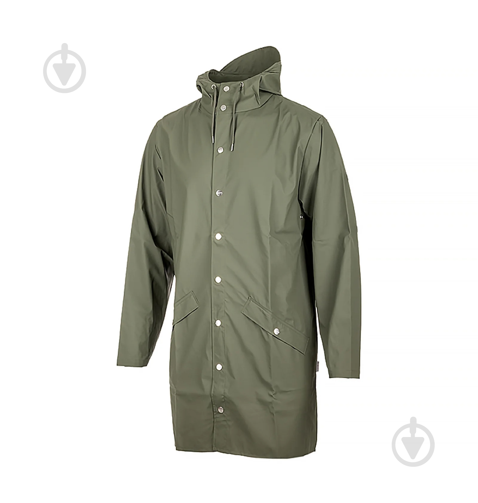 Куртка Rains Long Jacket 1202-Olive р.XS-S - фото 1