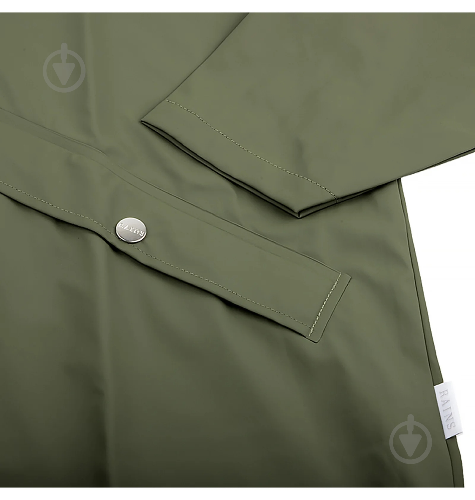 Куртка Rains Long Jacket 1202-Olive р.XS-S - фото 4