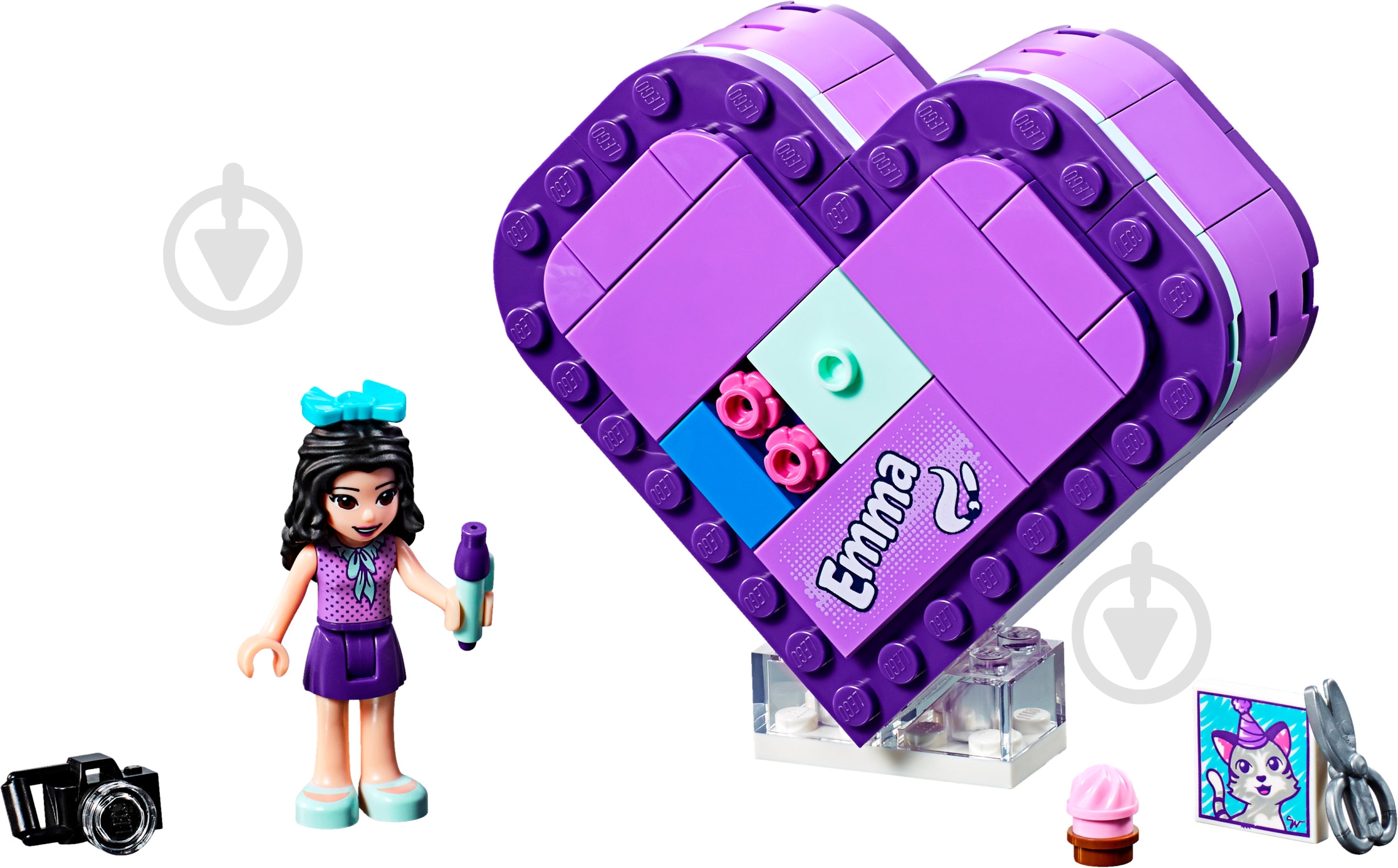 Конструктор LEGO Friends Шкатулка-сердечко Эммы 41355 - фото 4 Конструктор LEGO Friends Шкатулка-сердечко Эммы 41355 - фото 4