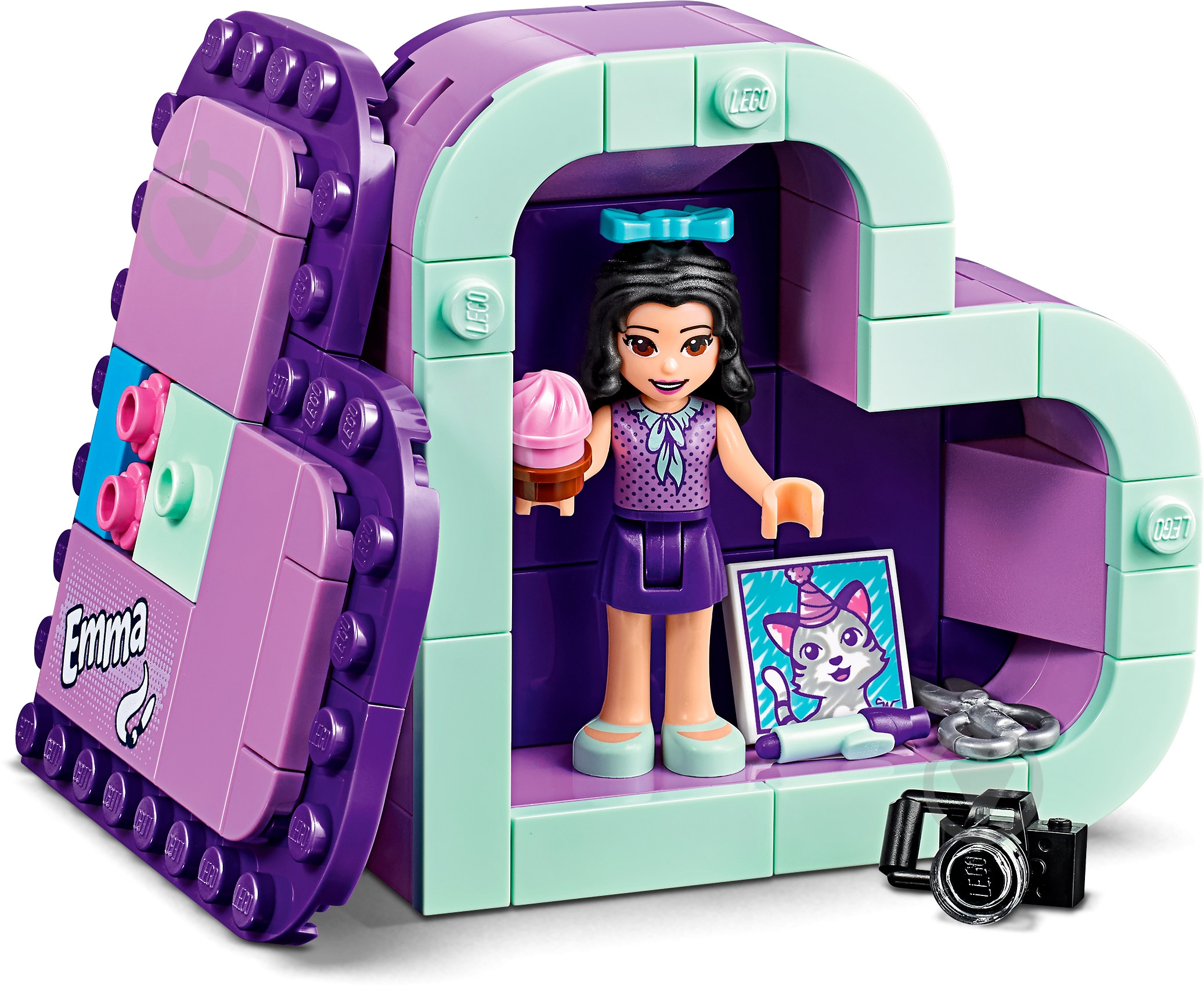 Конструктор LEGO Friends Шкатулка-сердечко Эммы 41355 - фото 3 Конструктор LEGO Friends Шкатулка-сердечко Эммы 41355 - фото 3
