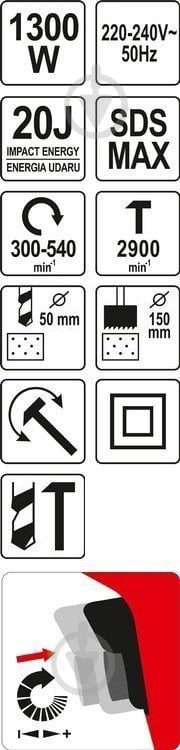 Молоток відбійний YATO YT-82131 - фото 7 Молоток відбійний YATO YT-82131 - фото 7