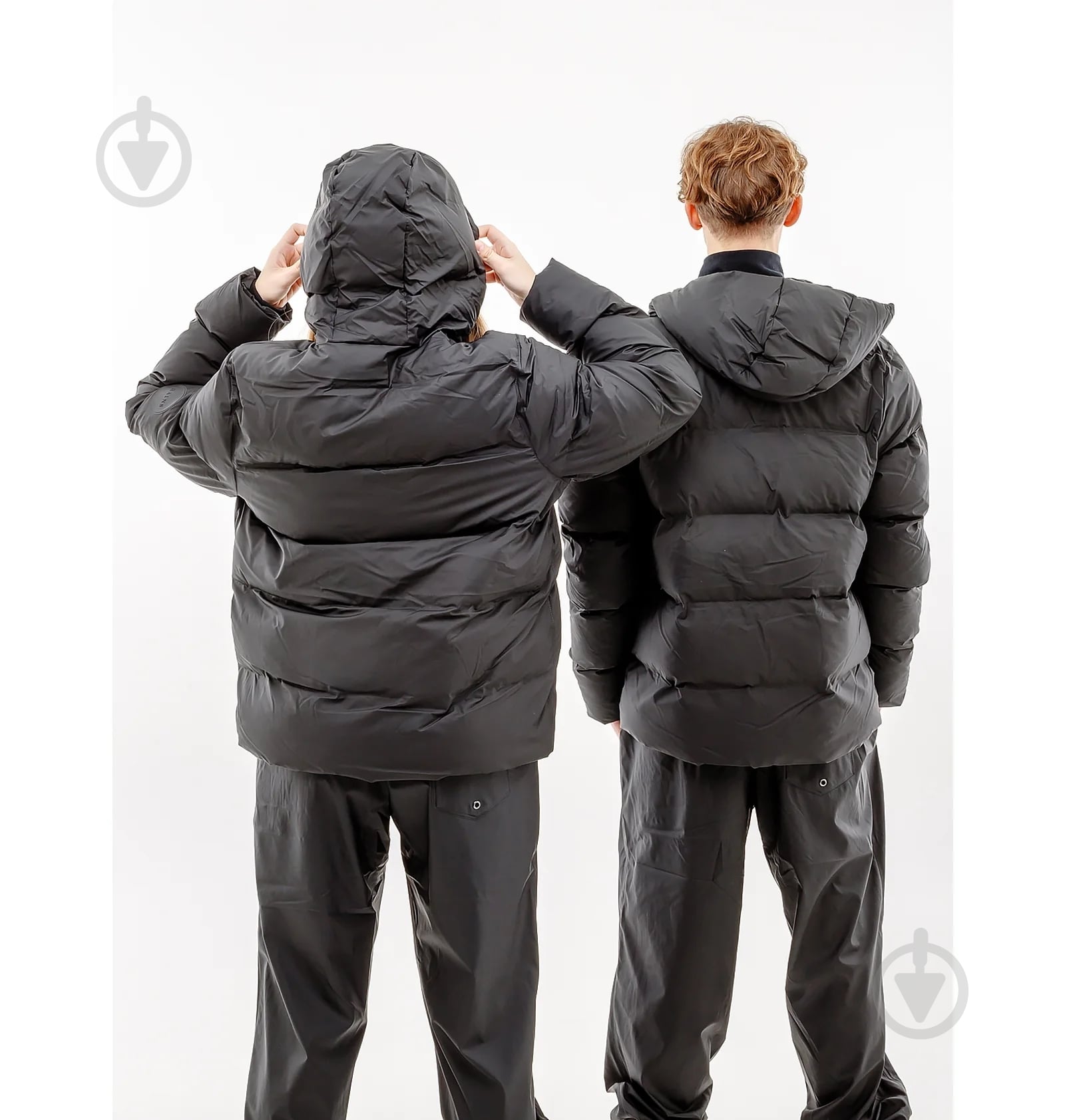 Куртка Rains Puffer Jacket 1506-Black р.2XS черная - фото 2