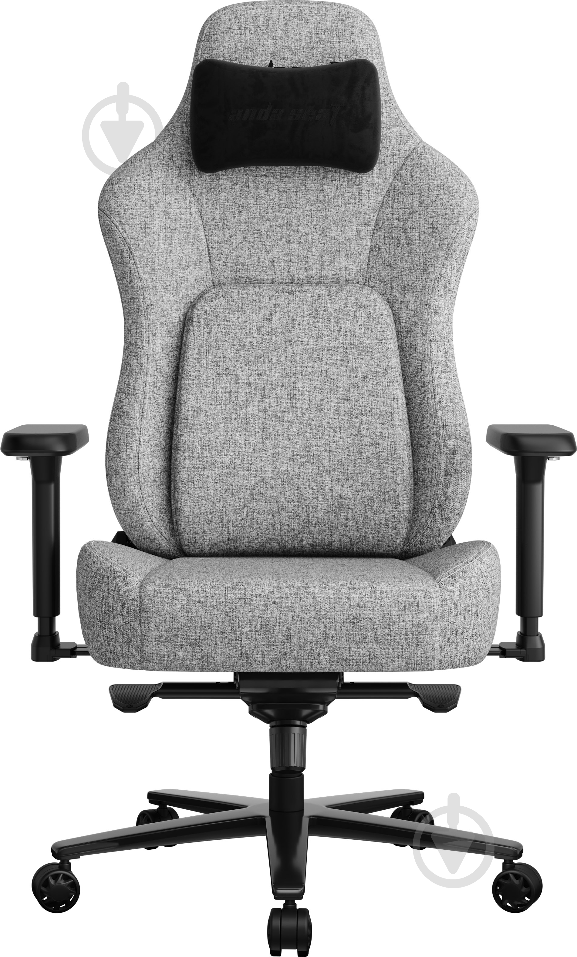 Кресло игровое Anda Seat Phantom 4 Pro L Gray Fabricс серый - фото 1