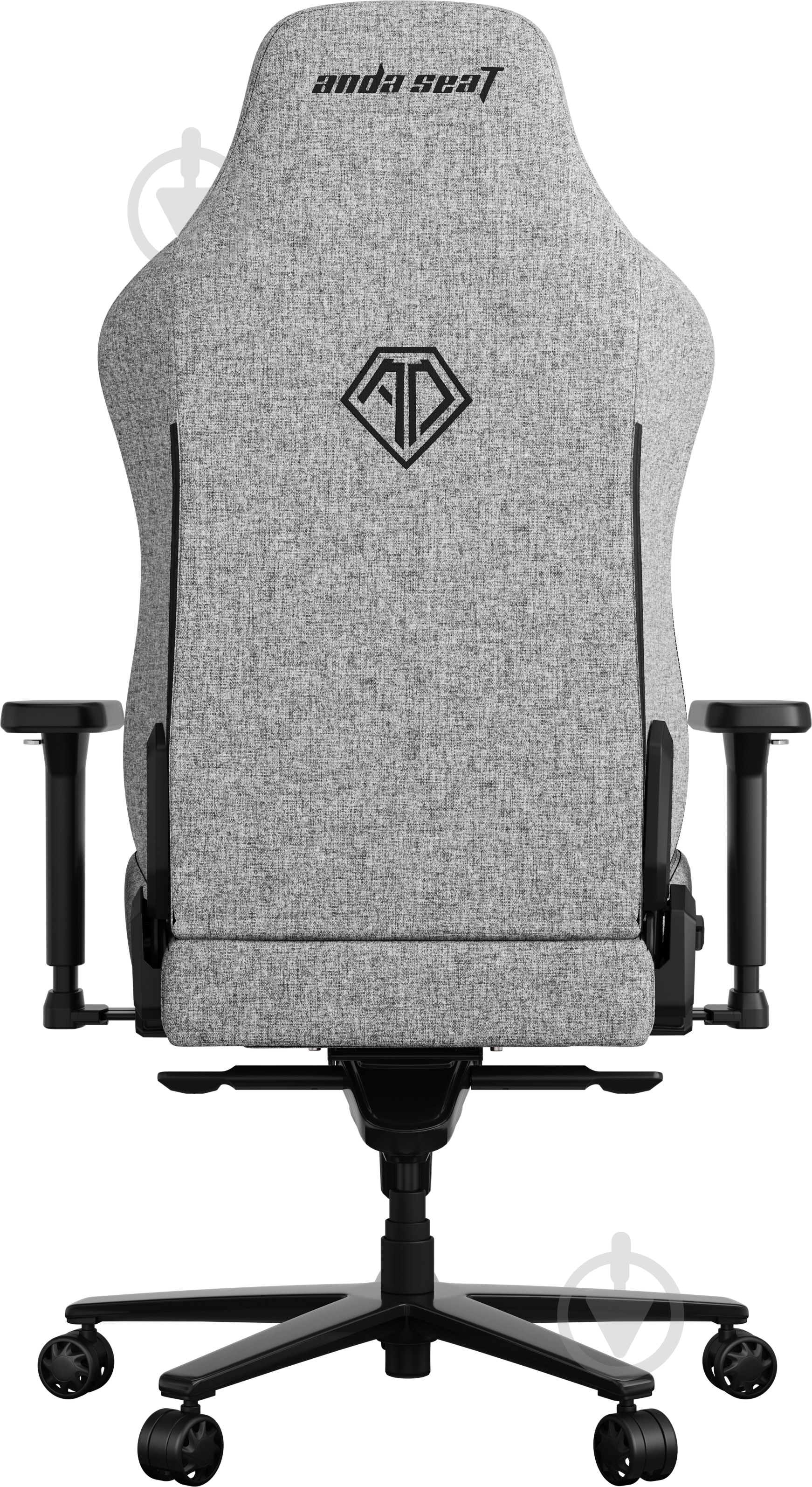 Кресло игровое Anda Seat Phantom 4 Pro L Gray Fabricс серый - фото 7