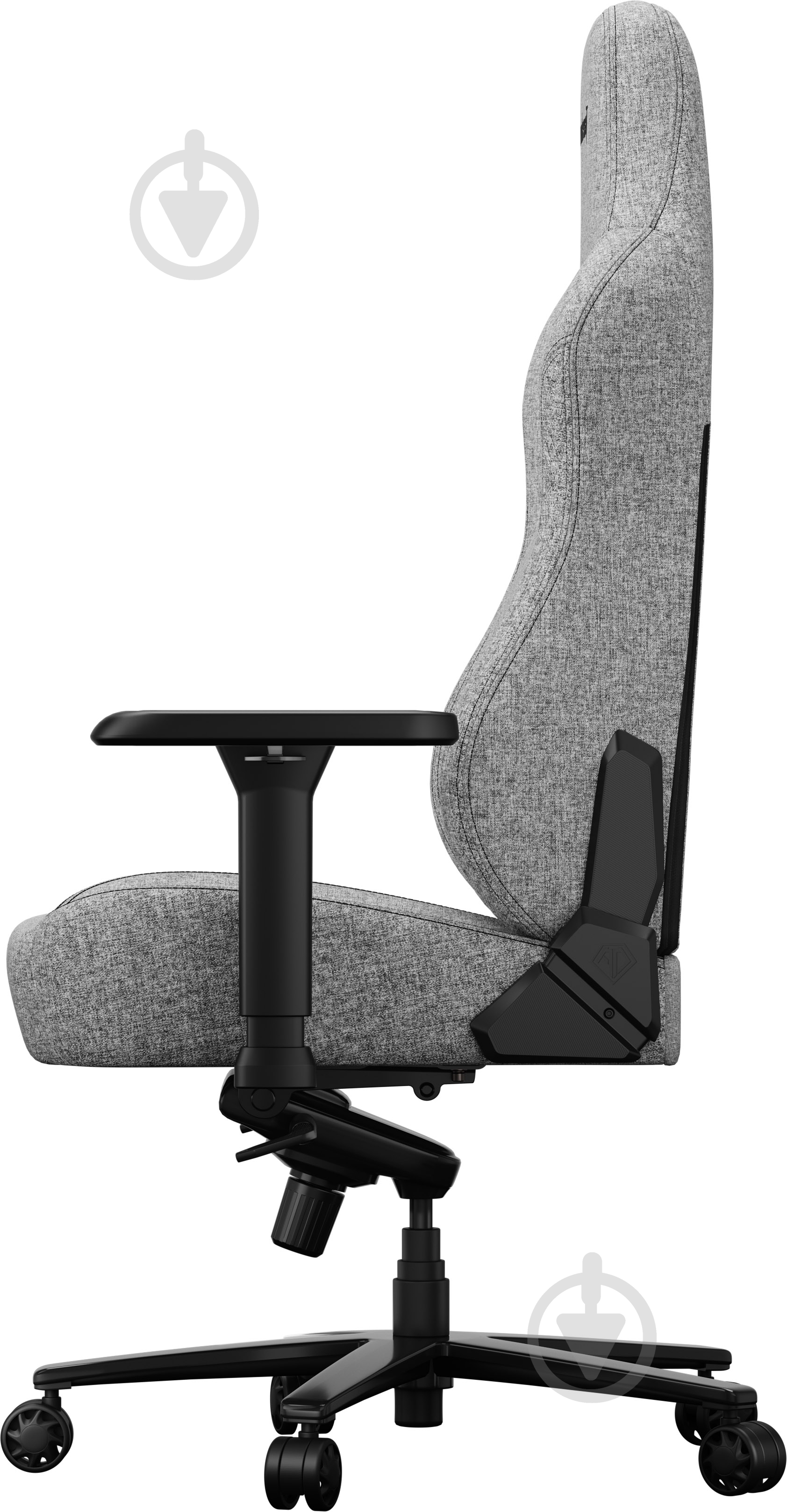 Кресло игровое Anda Seat Phantom 4 Pro L Gray Fabricс серый - фото 8