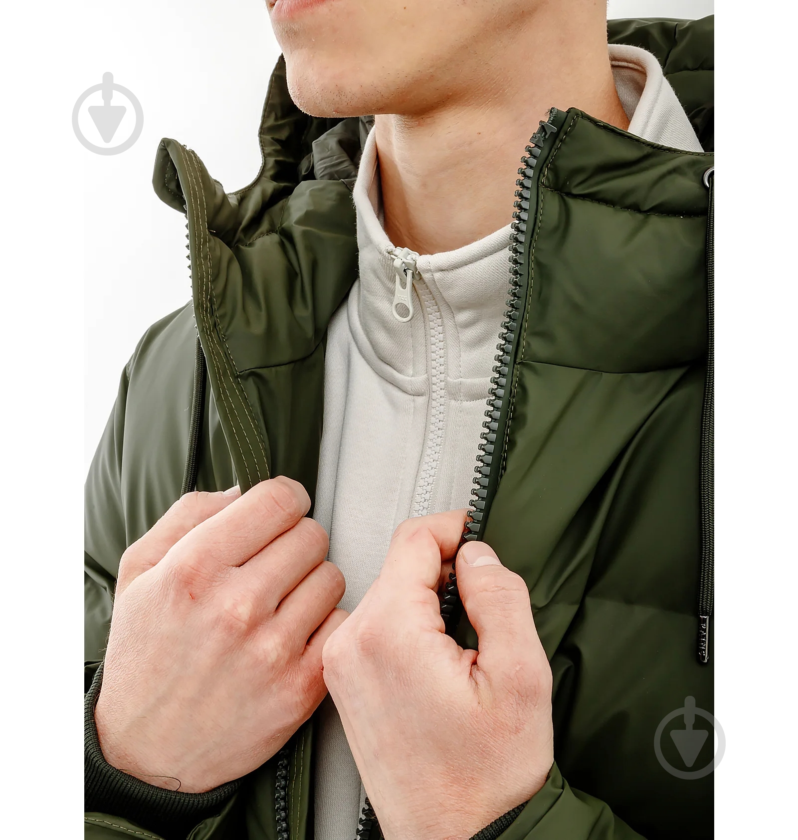Куртка Rains PUFFER JACKET 1506-Green р.S-M - фото 3