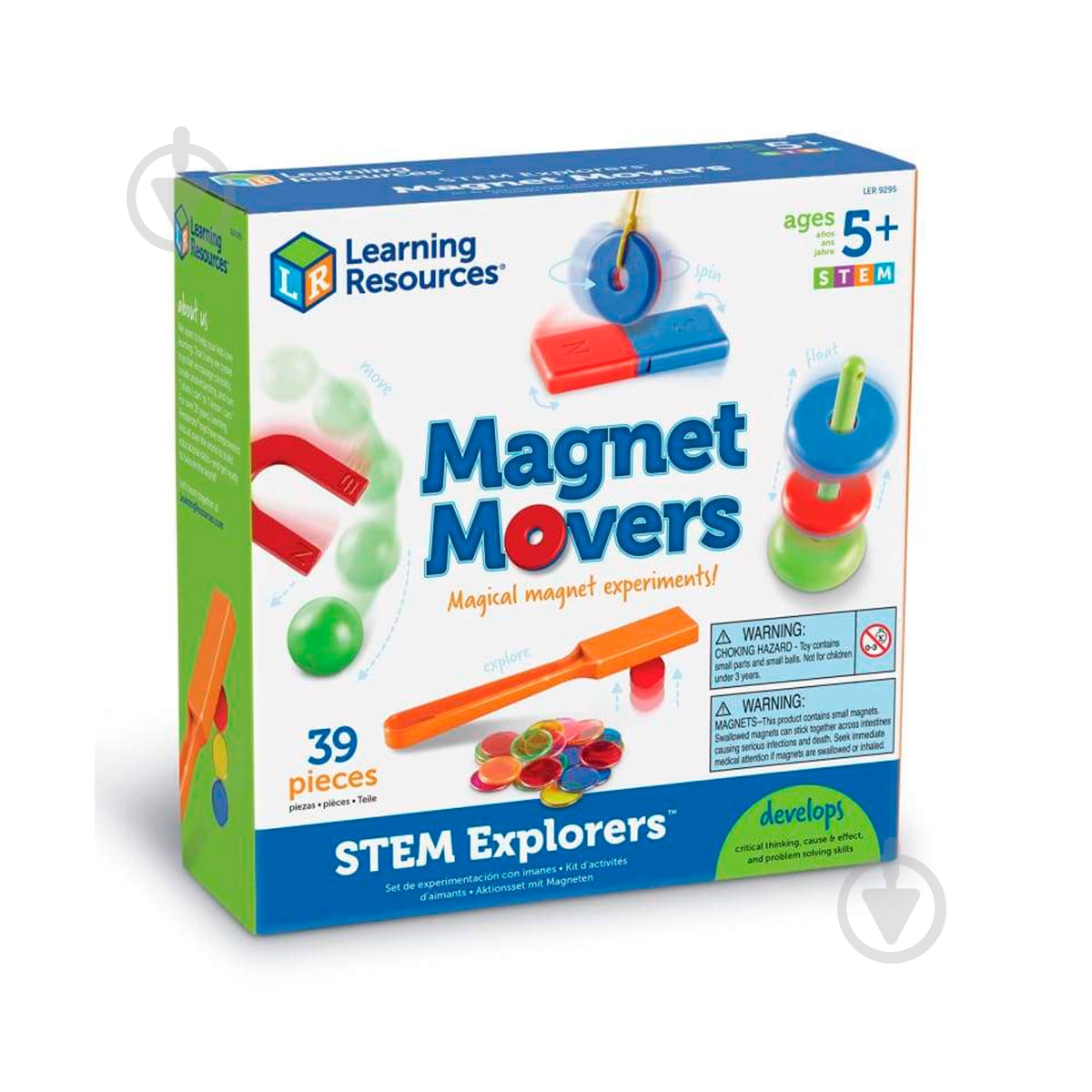 Learning Resources LEARNING RESOURCES - ЭКСПЕРИМЕНТЫ С МАГНИТАМИ LER9295 - фото 5