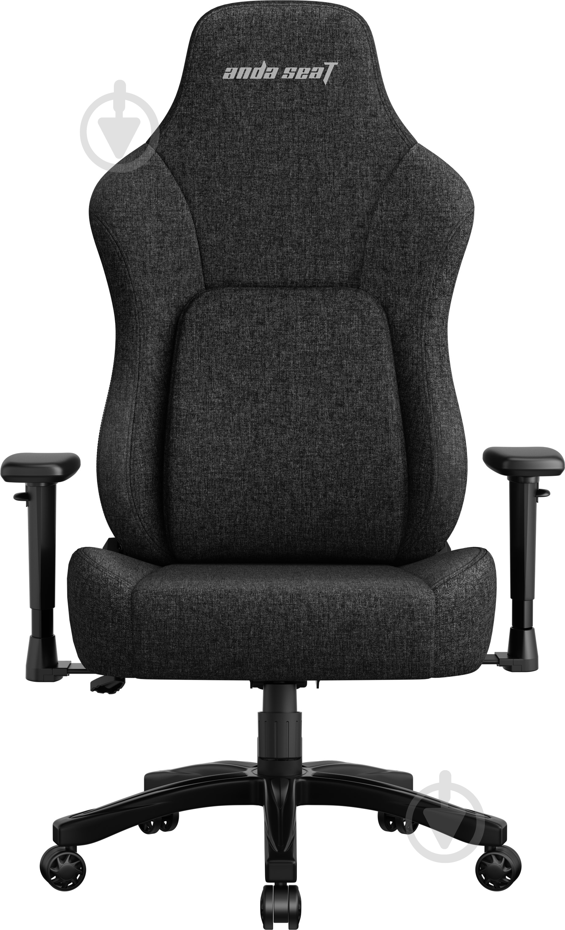 Кресло игровое Anda Seat Phantom 4 L Black Fabric черный - фото 3
