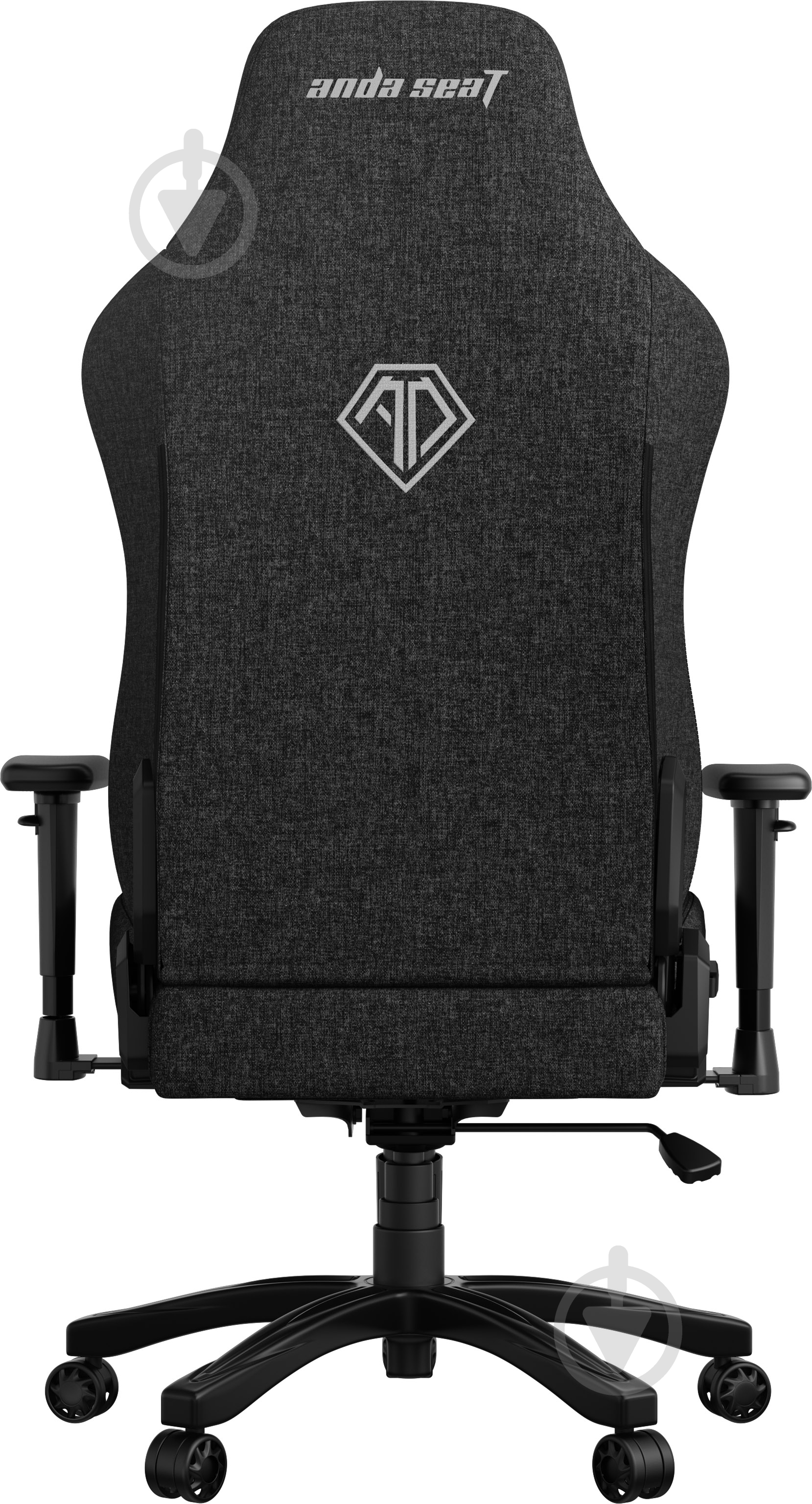 Кресло игровое Anda Seat Phantom 4 L Black Fabric черный - фото 6