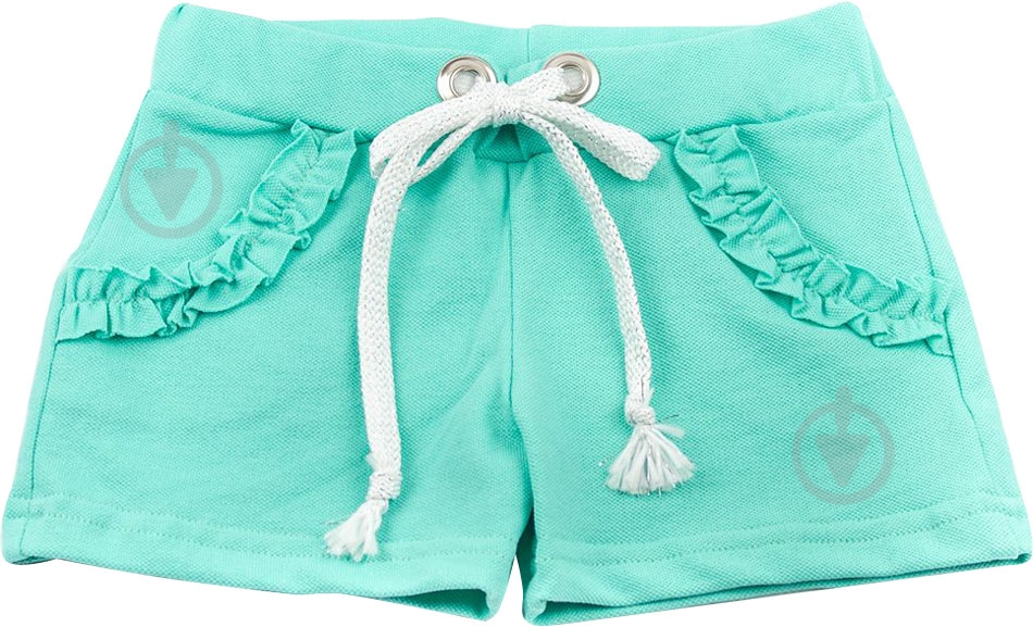 Шорты для девочек Luna Kids р.116 бирюзовый - фото 1