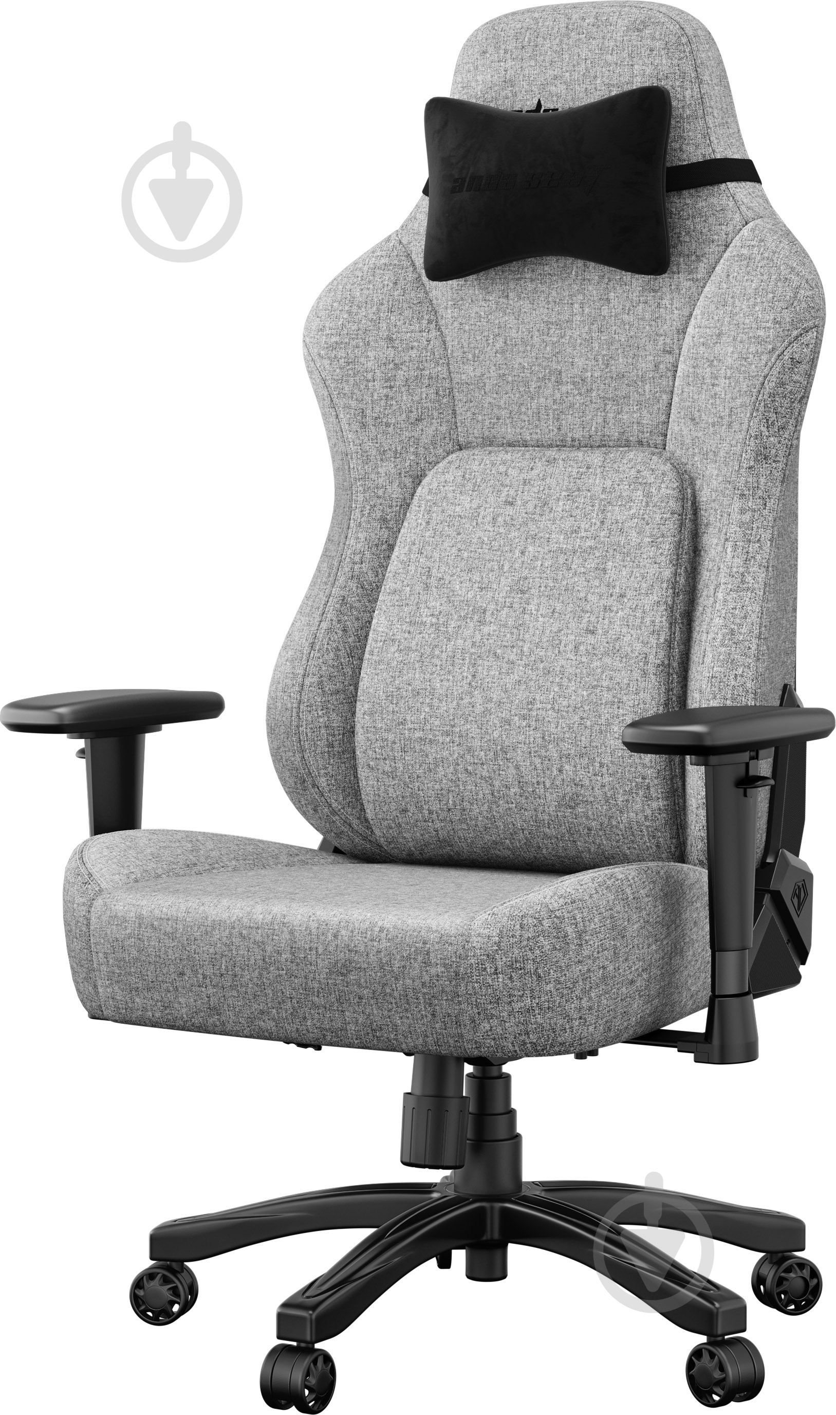 Крісло ігрове Anda Seat Phantom 4 L Gray Fabric сірий - фото 2