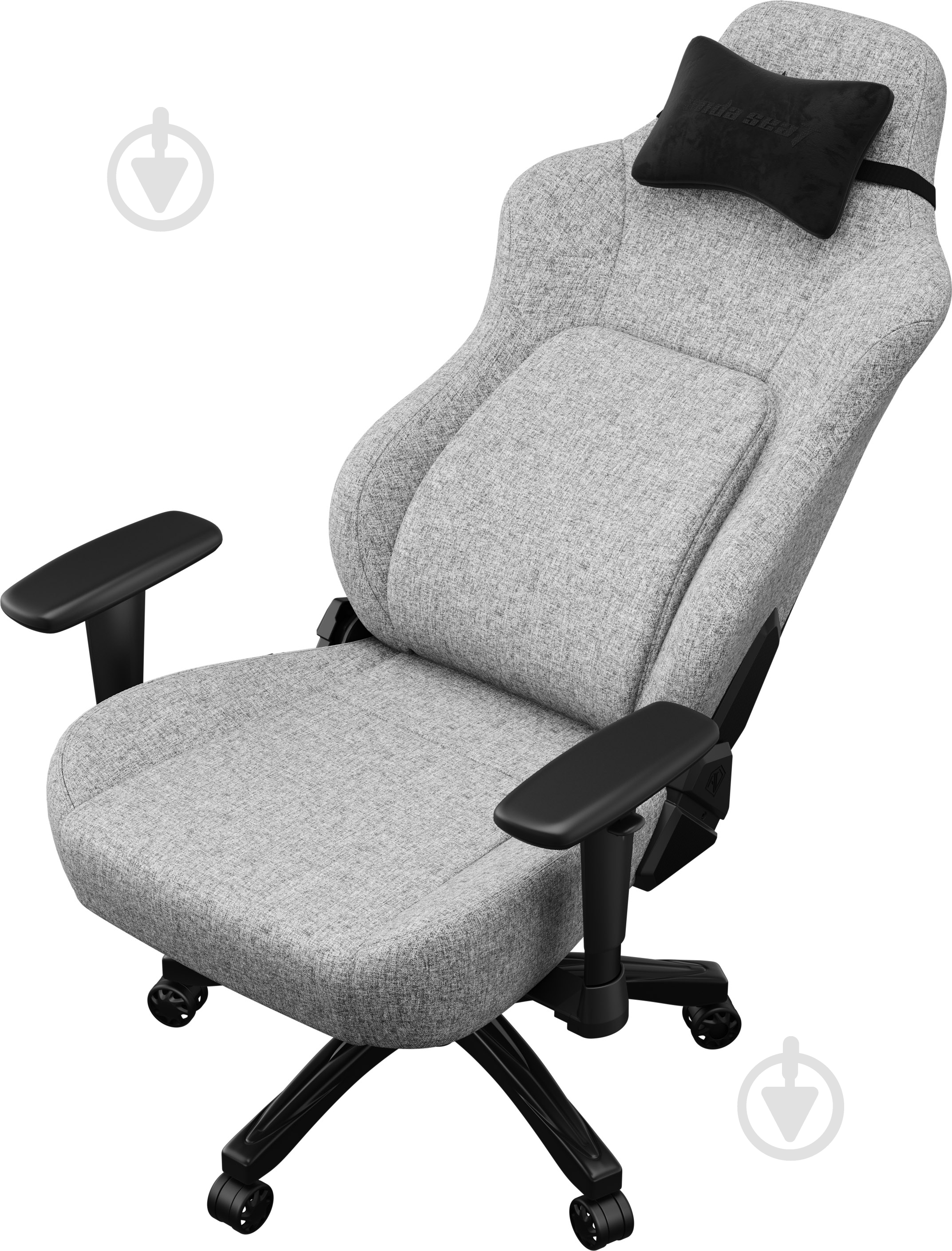 Крісло ігрове Anda Seat Phantom 4 L Gray Fabric сірий - фото 8