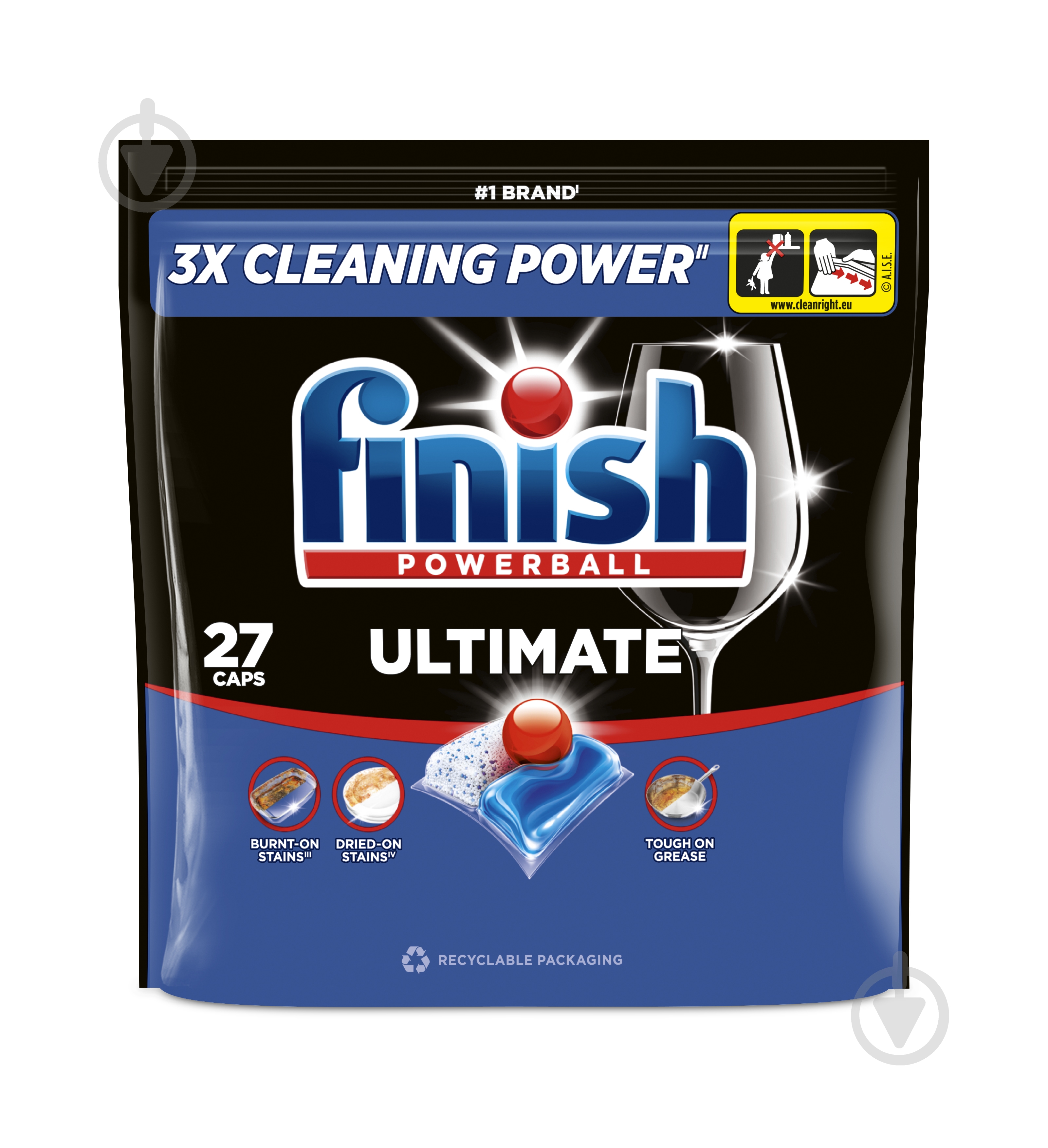 Капсулы для посудомоечных машин Finish Ultimate 27 шт. - фото 1 Капсулы для посудомоечных машин Finish Ultimate 27 шт. - фото 1